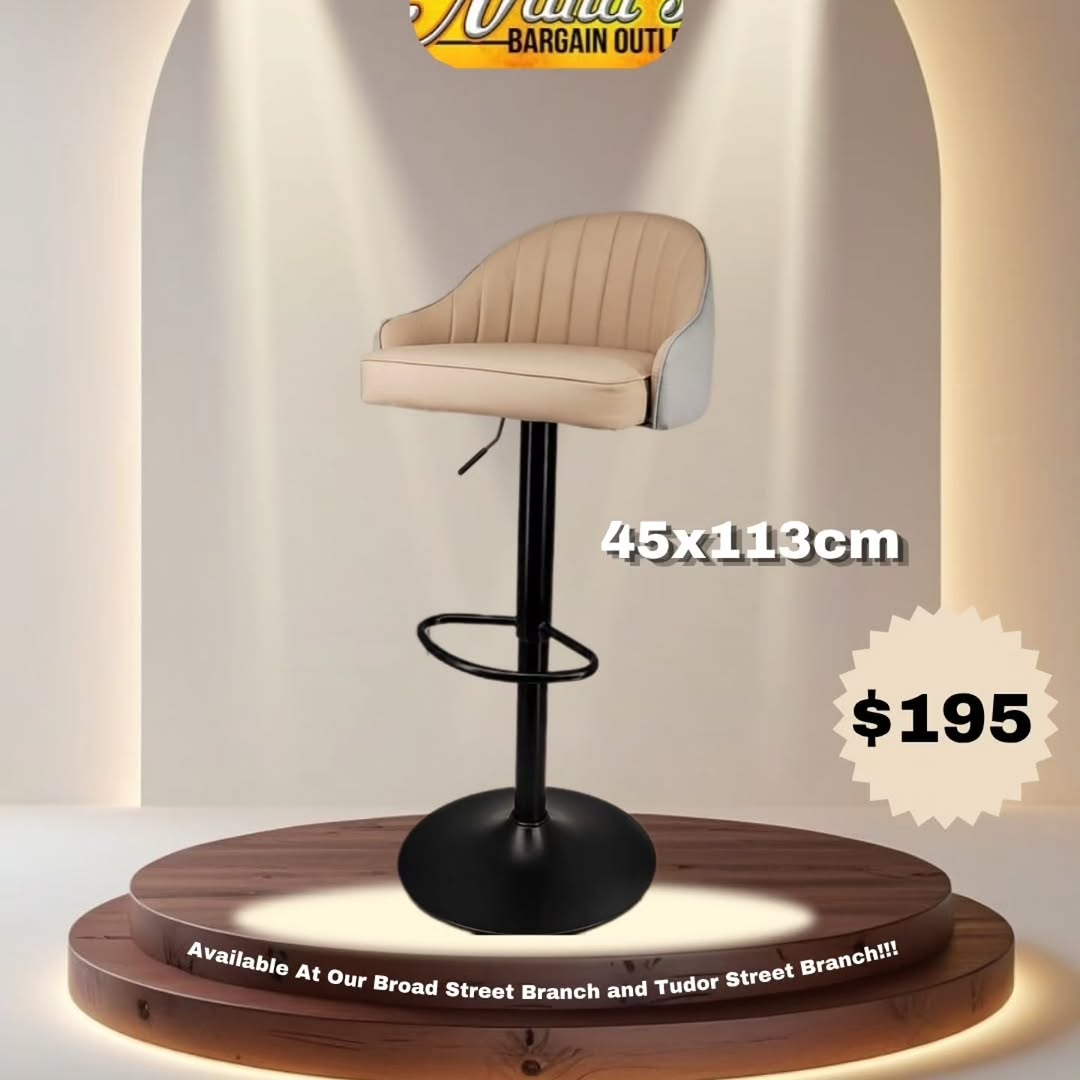 Leatherette Bar Stools – $195 at Nana's Bargain Outlet