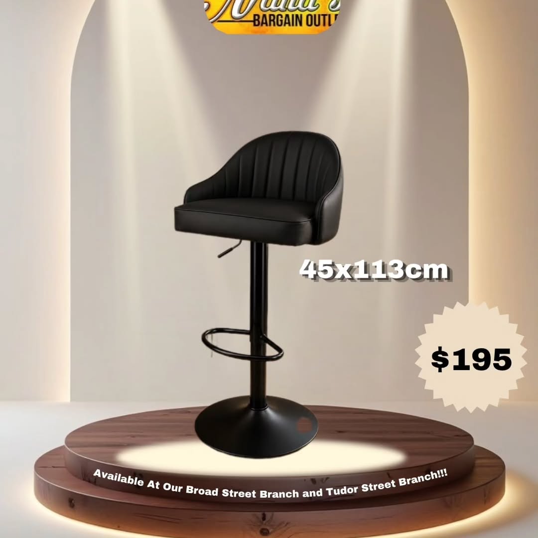Leatherette Bar Stools – $195 at Nana's Bargain Outlet