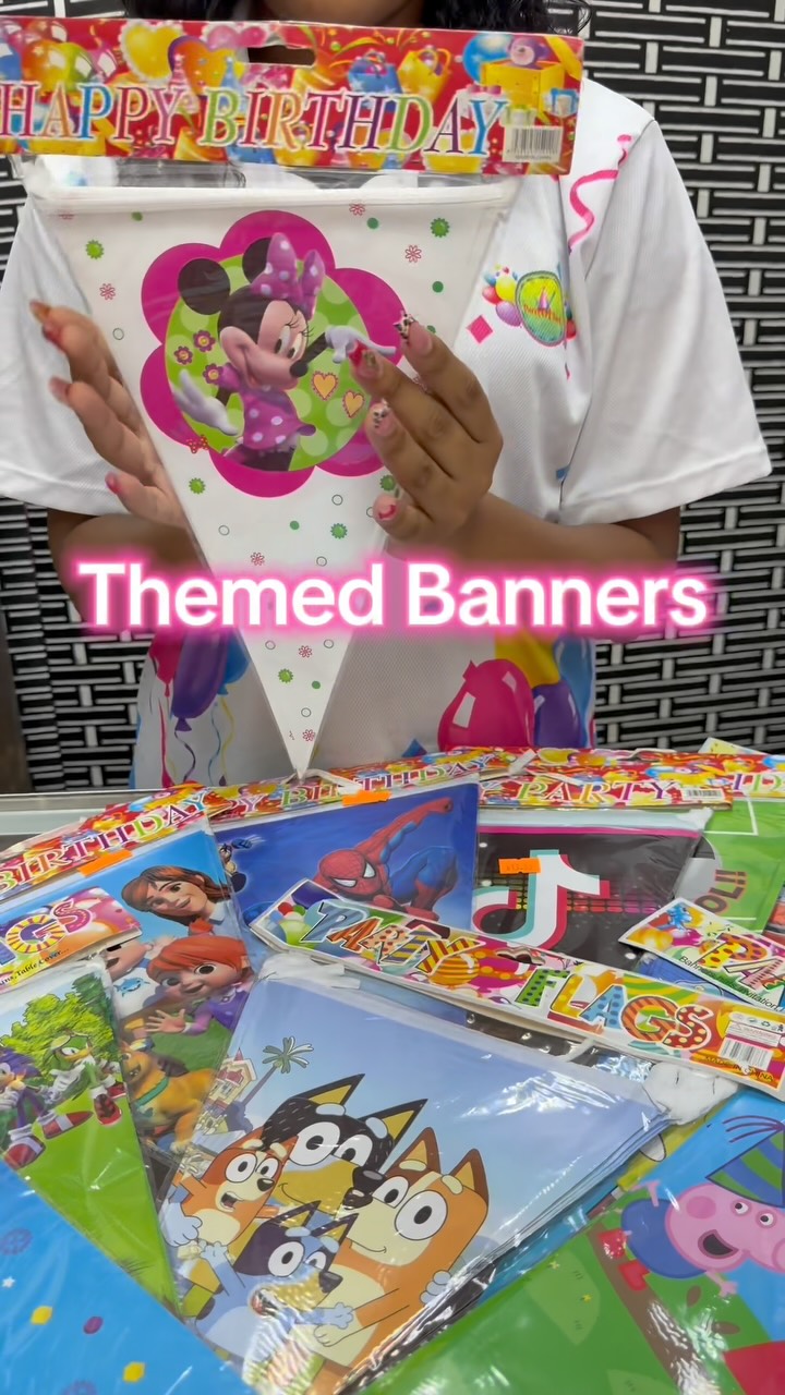 Themed Flag Banners – $13.50 at PartyOclock Speightstown