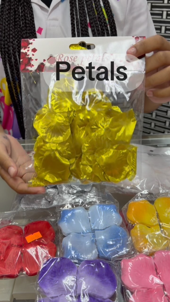 Colored Rose Petals from $4.50 per Pack