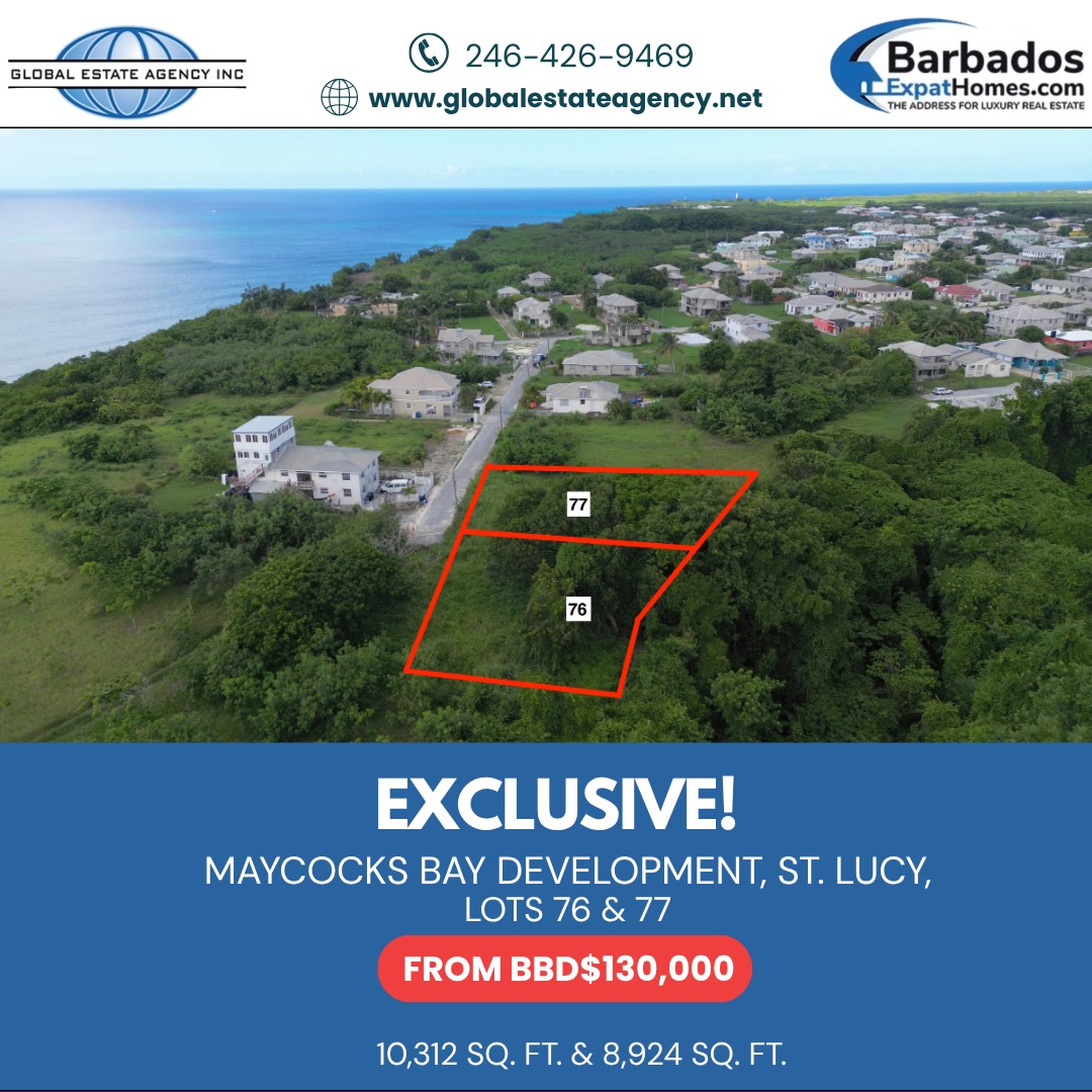 Land Lots for Sale Under BBD$300,000 Across Barbados
