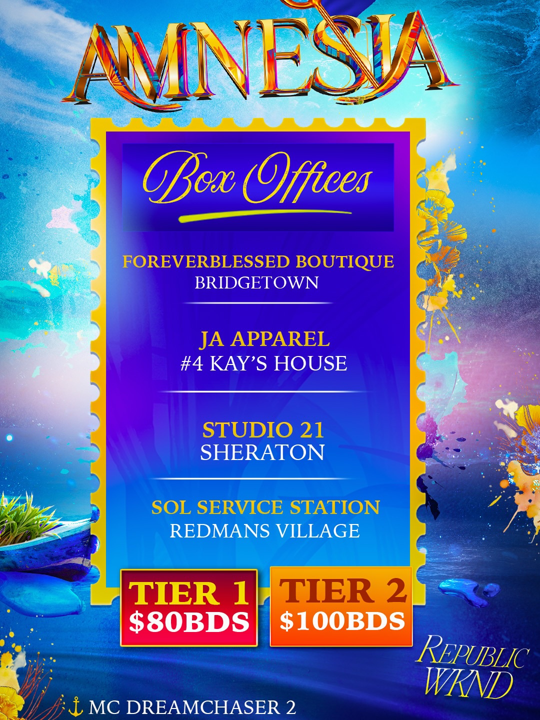 Amnesia Boatride – Republic Weekend 2026 on MC Dreamchaser 2