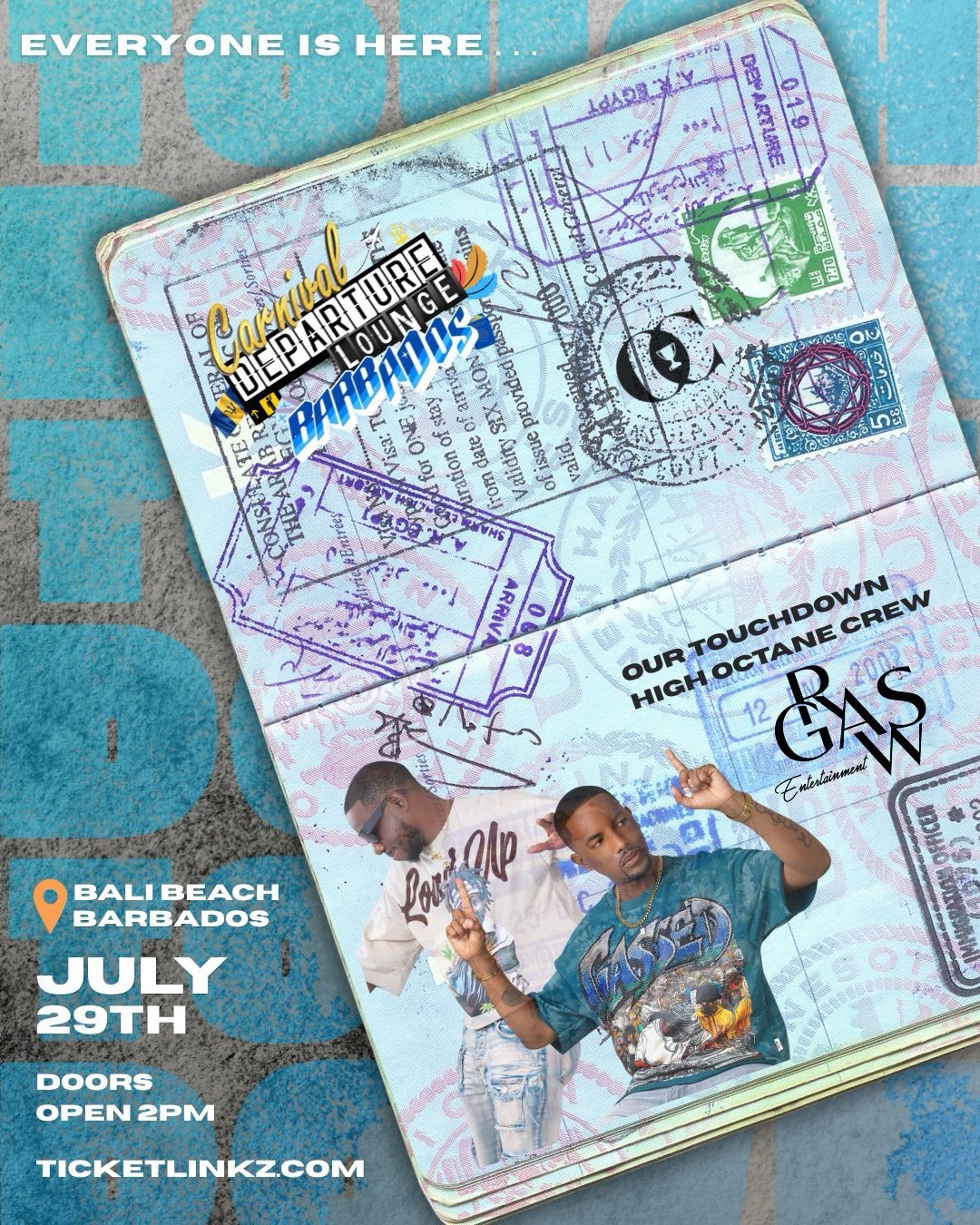 Carnival Departure Lounge – Touchdown Crop Over Welcome Fete | July 29