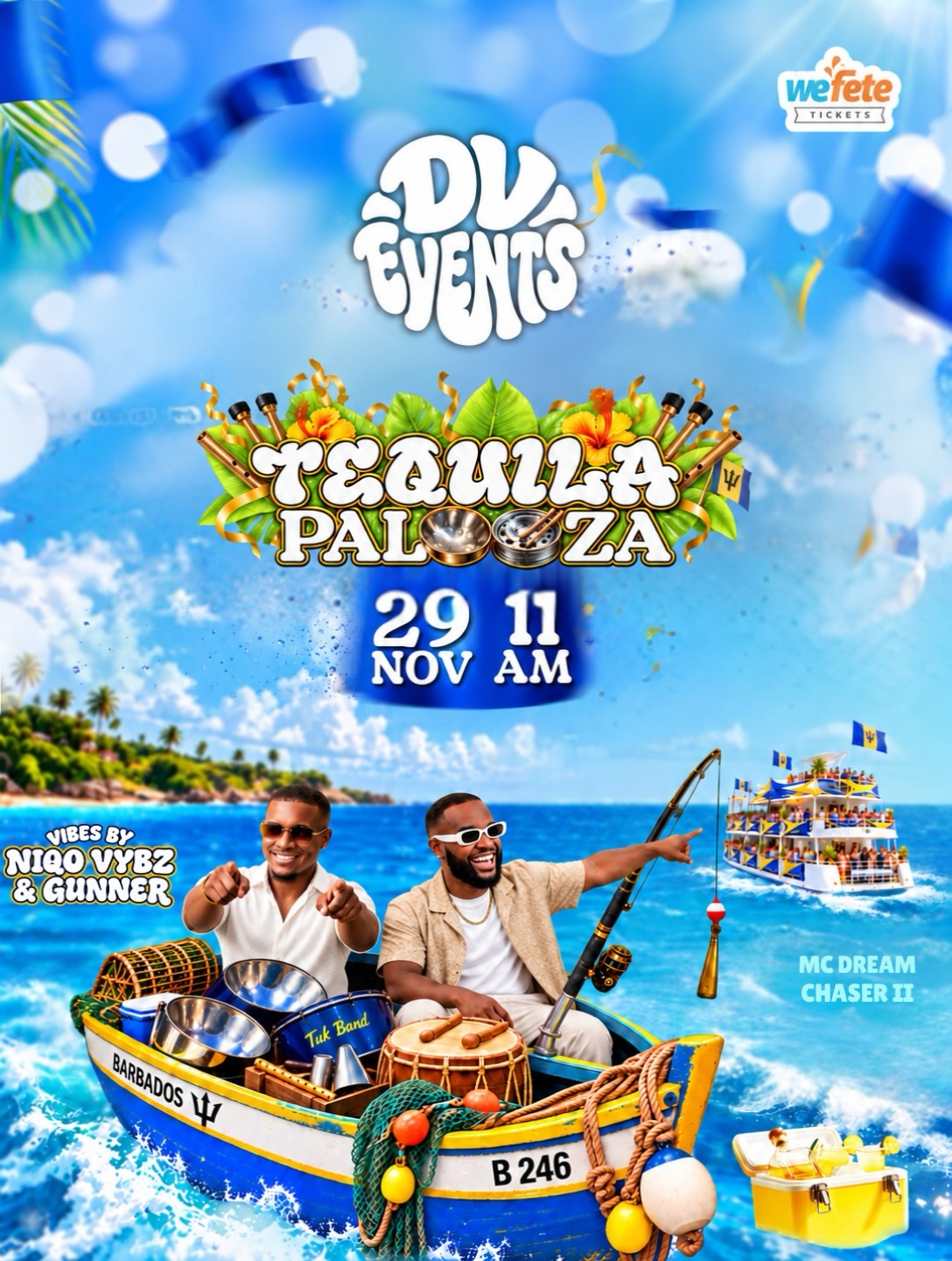 Tequila Palooza - Barbados Independence Weekend '26 (Boat Cruise)