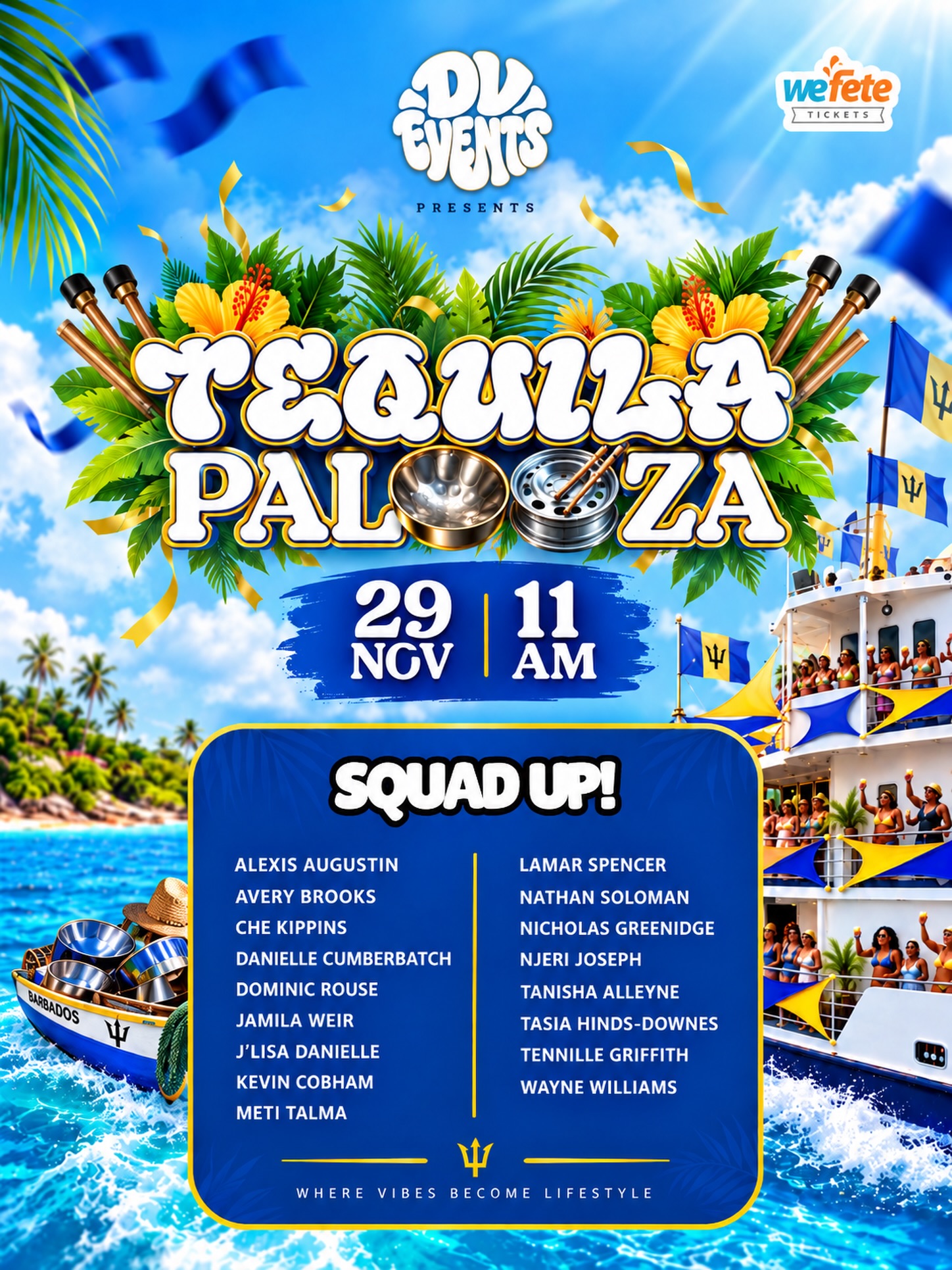 Tequila Palooza – Independence Weekend Boat Cruise | Nov 29