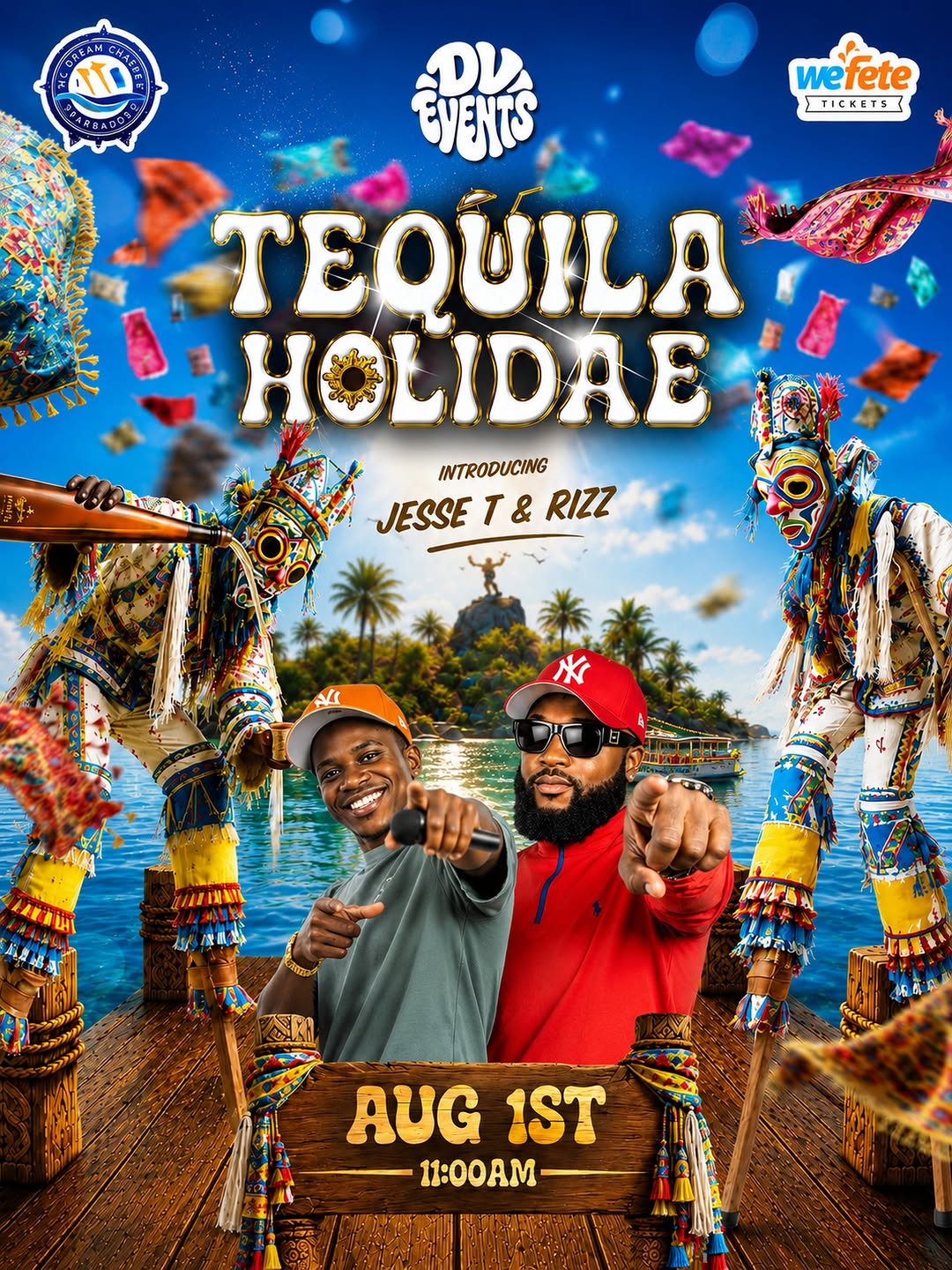 Tequila Holidae – Crop Over Boat Party on MC Dream Chaser II | Aug 1, 2026