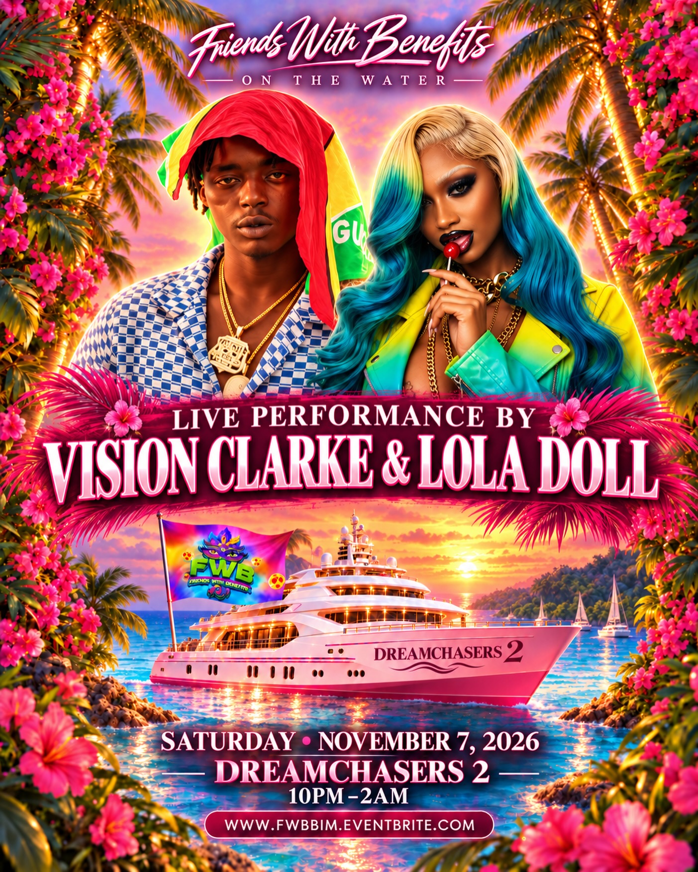 Friends With Benefits On The Water – Dreamchasers 2 Cruise ft. Vision Clarke & Lola Doll