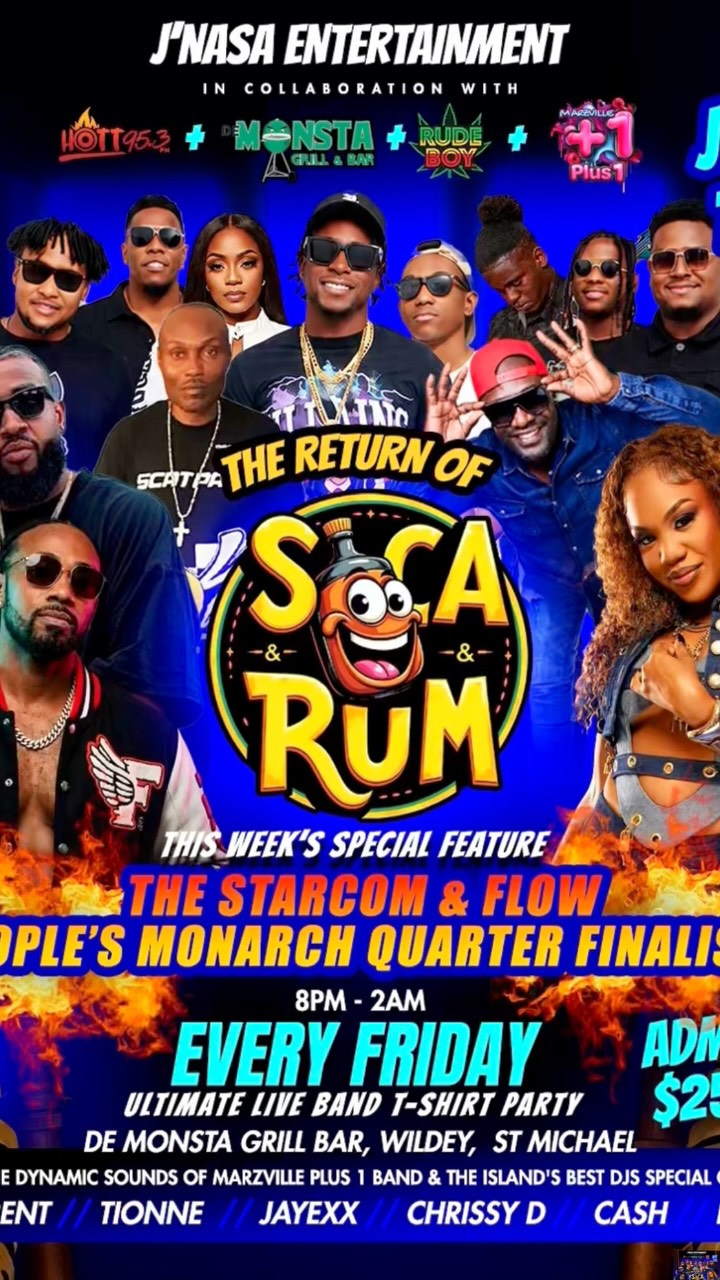 The Grand Return of Soca & Rum – Ultimate Live Band T-Shirt Party