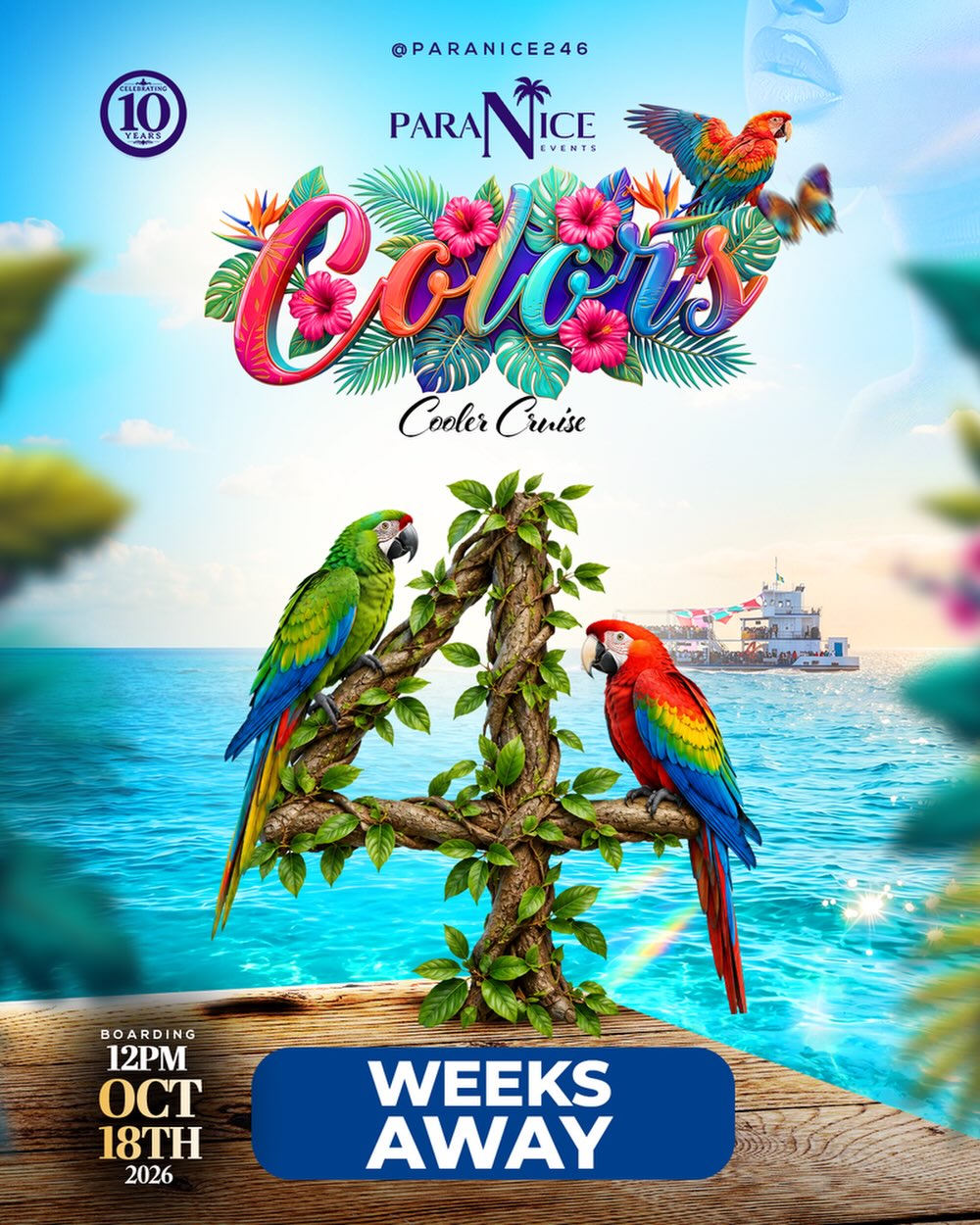 Paranice Colors Cooler Cruise – 10th Anniversary Edition