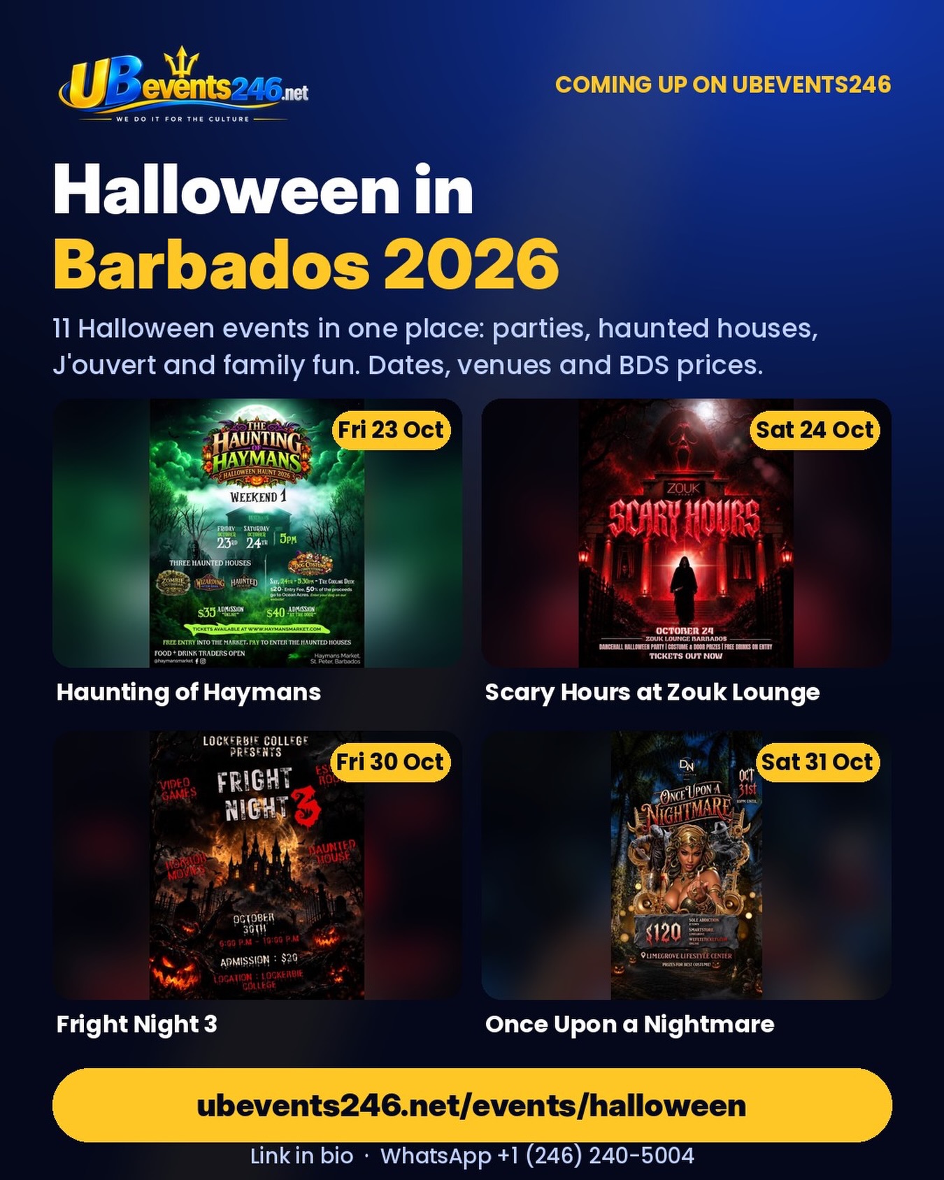 Halloween in Barbados 2026 – 11 Halloween Events