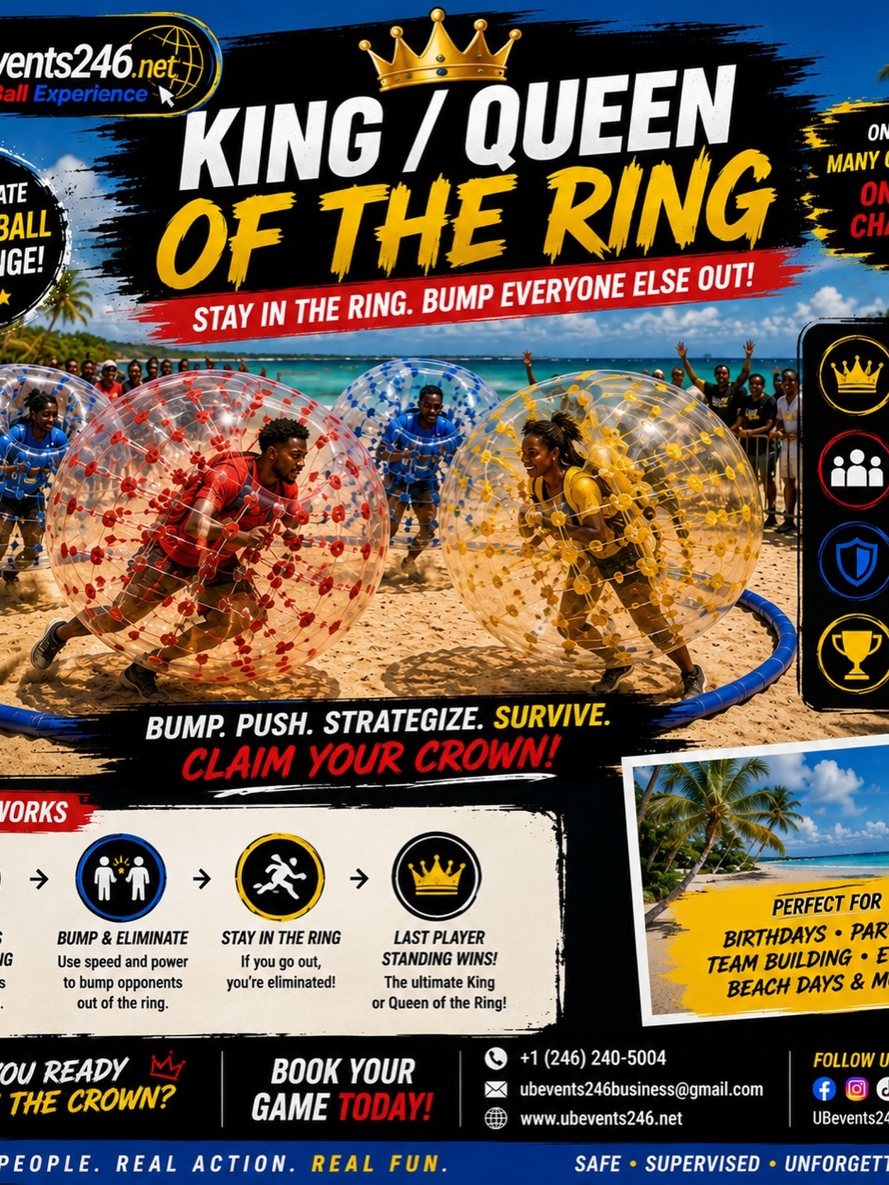 Bumper Ball Experience – Packages from $150 at Stanley Centre, Haggatt Hall