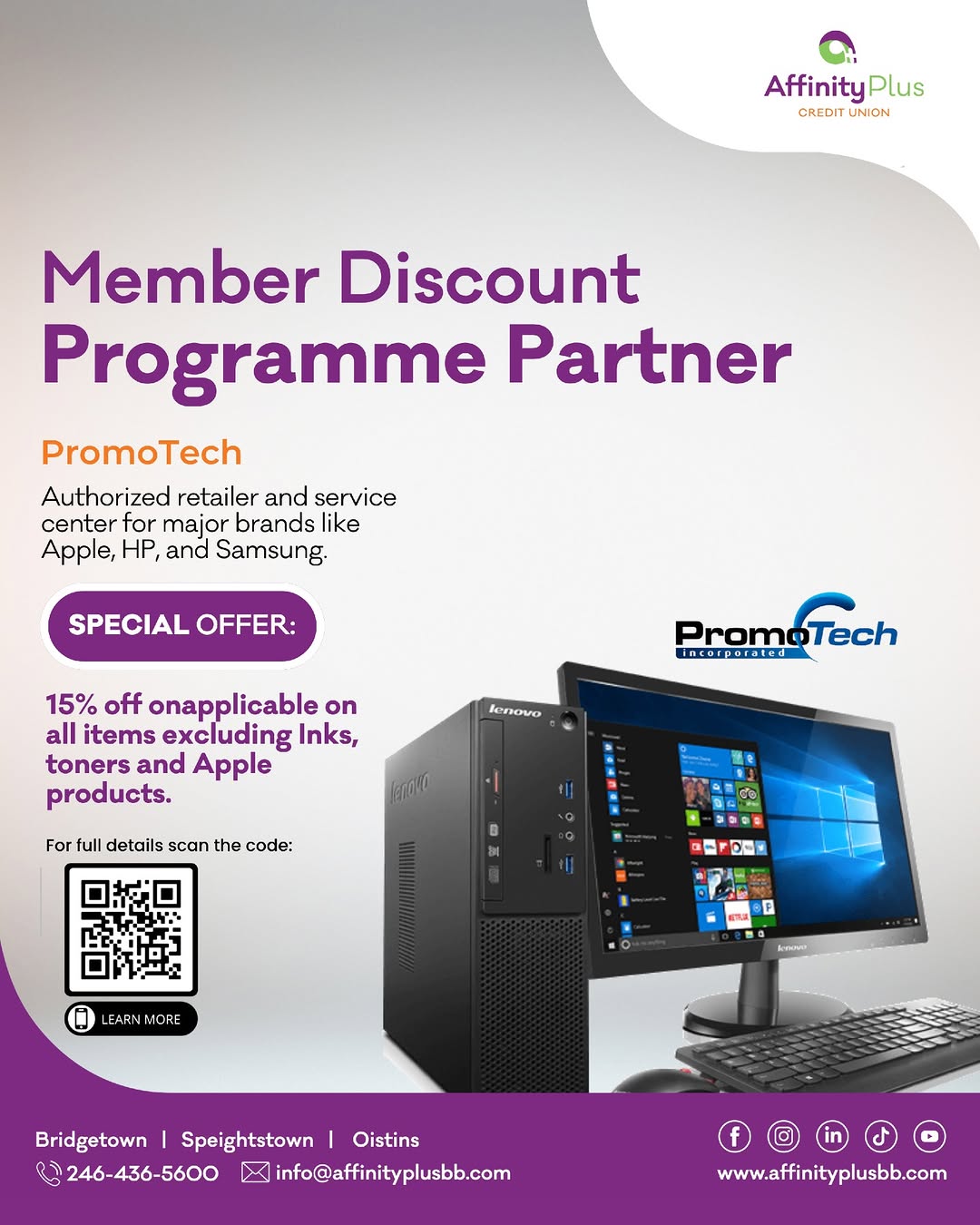 AffinityPlus Members Get 15% Off at PromoTech
