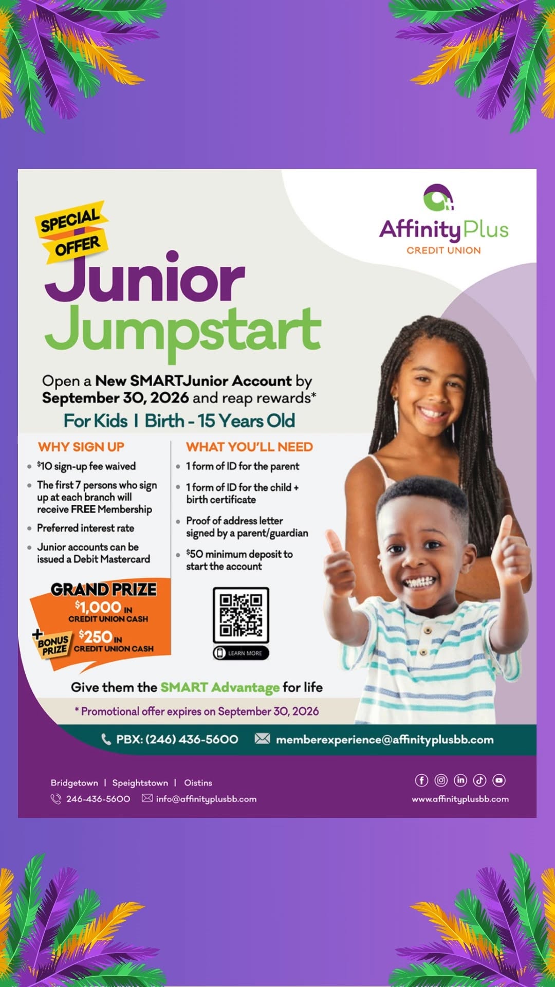 Junior Jumpstart – SMARTJunior Account Special Offer