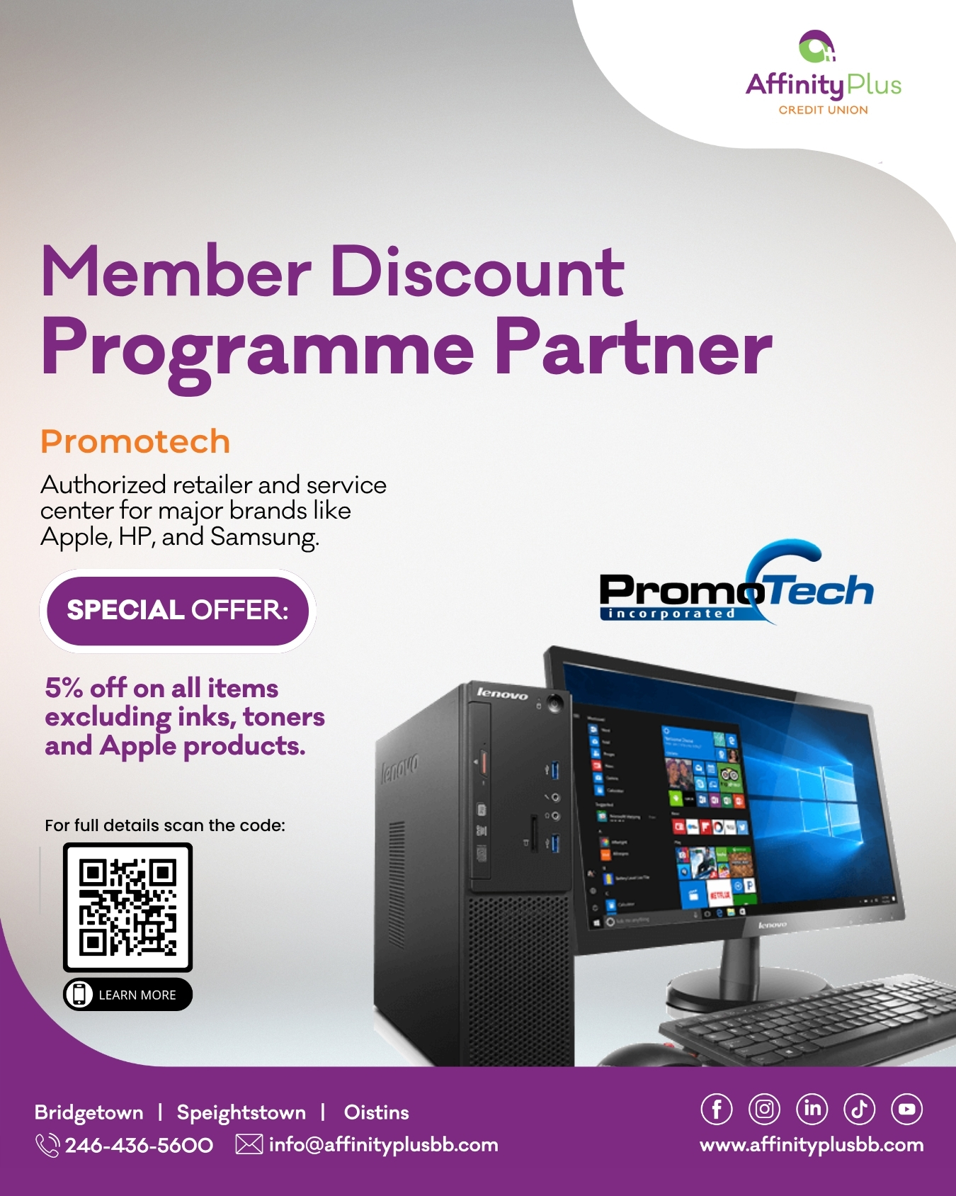 AffinityPlus Members Get 5% Off at Promotech on Tech Products
