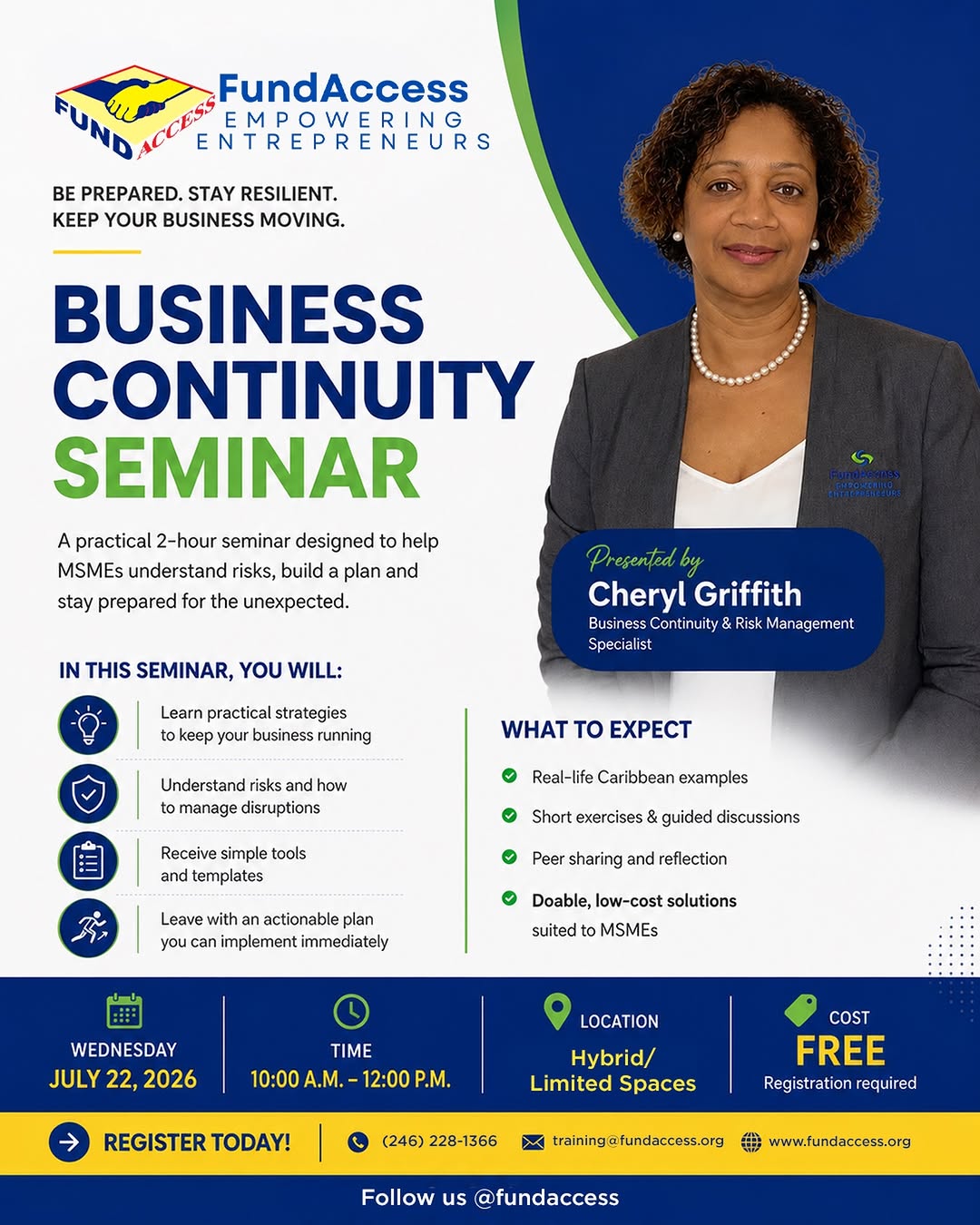 FREE Business Continuity Seminar by FundAccess – July 22, 2026