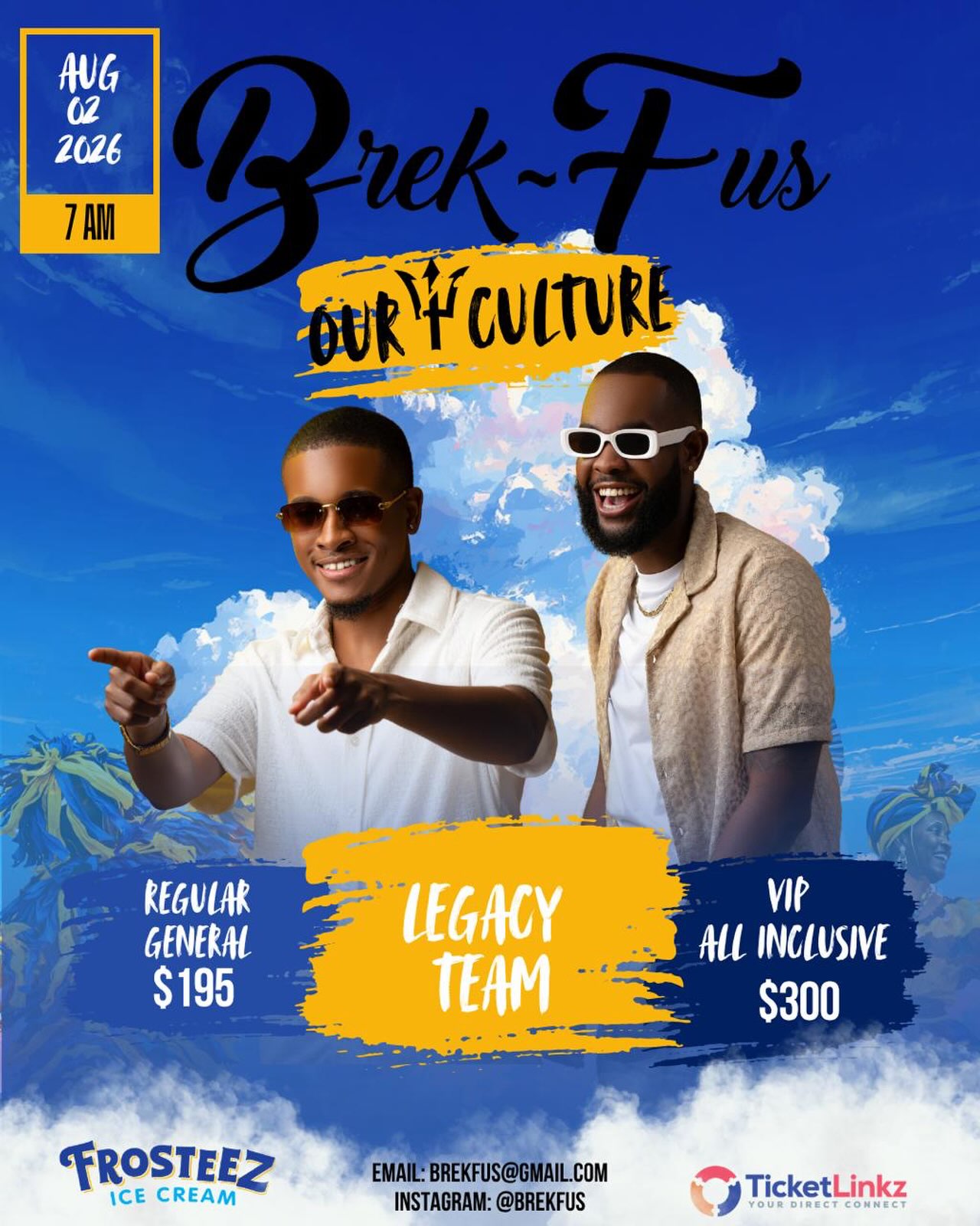 Brek-Fus: Our Culture – Crop Over Breakfast Party 2026