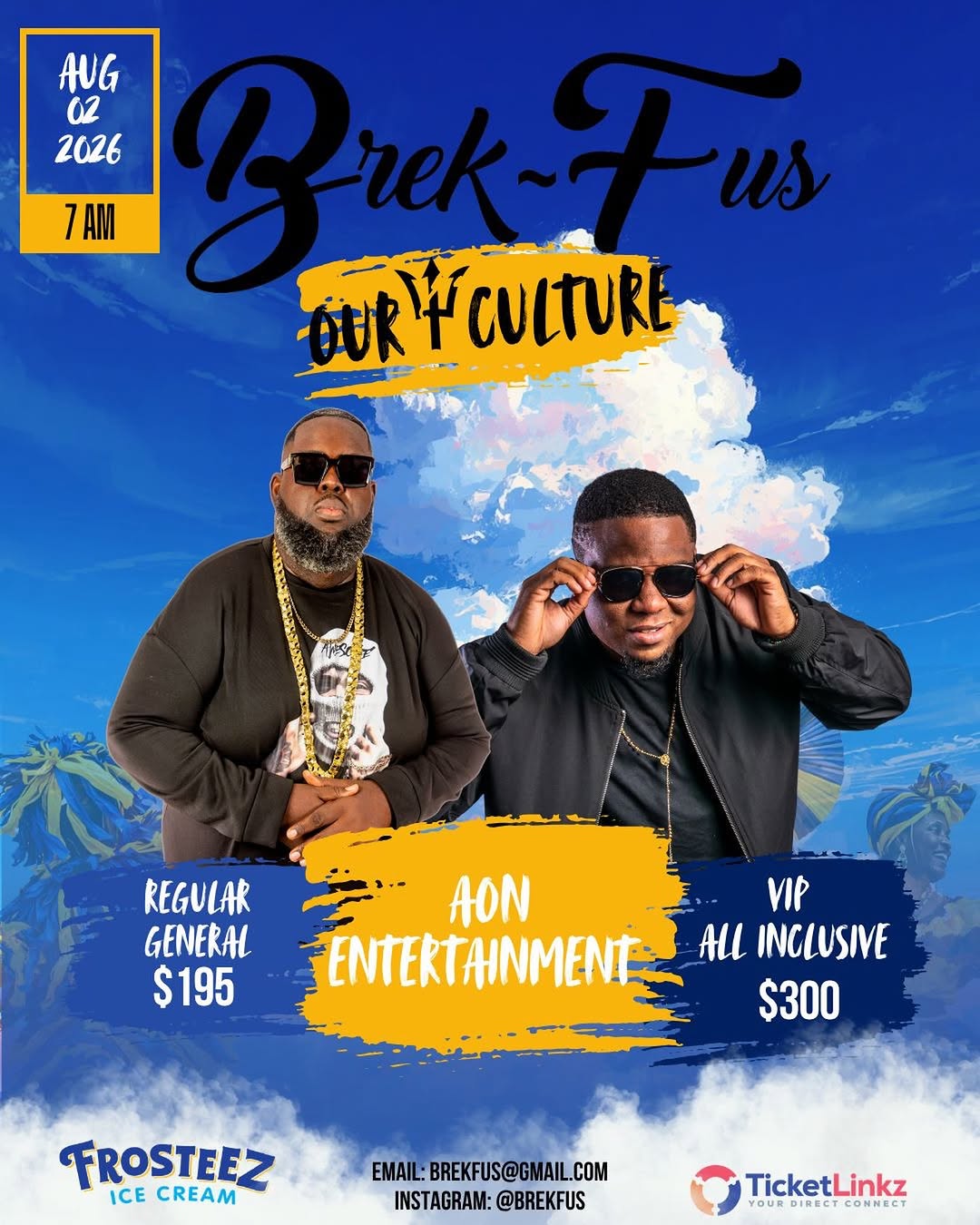 Brek-Fus 2026: Back to Our Culture – Crop Over Breakfast Party Tickets