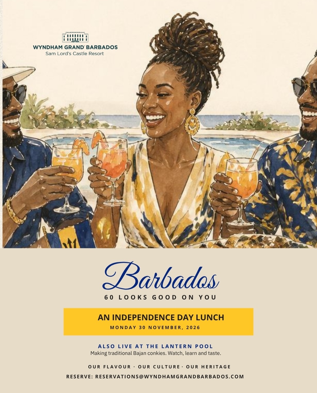 Independence Day Lunch: Bajan Feast at Wyndham Grand Barbados