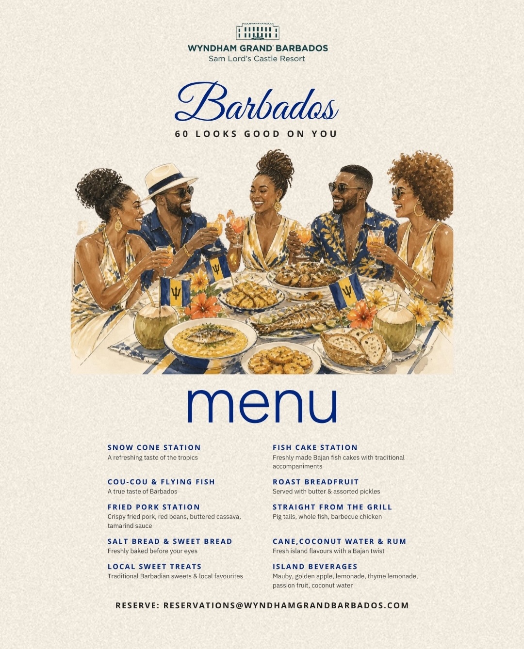 Independence Day Lunch: Bajan Feast at Wyndham Grand Barbados