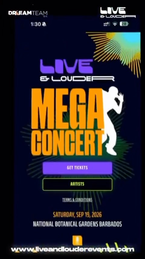 Live & Louder Mega Concert – Mavado, Estelle, Chris Martin & More | Sep 19, 2026
