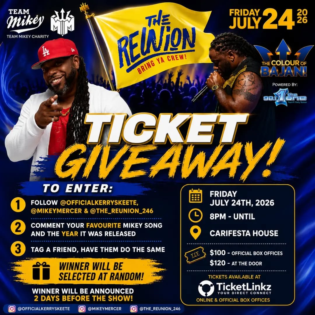 The Reunion – Crop Over 2026 Concert & Ticket Giveaway at Carifesta House