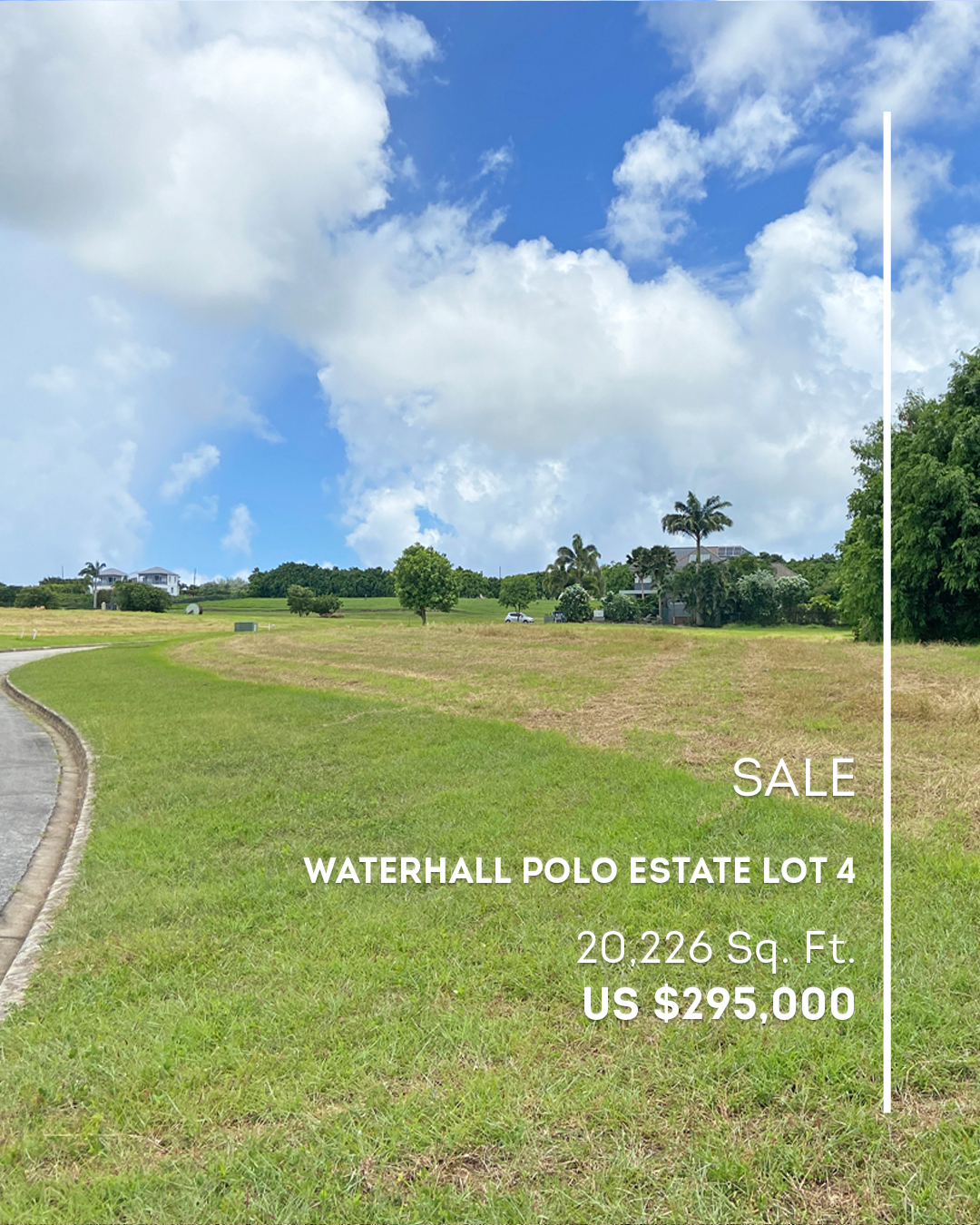 Land for Sale – Waterhall Polo Estate Lot 4, St. James | US$295,000