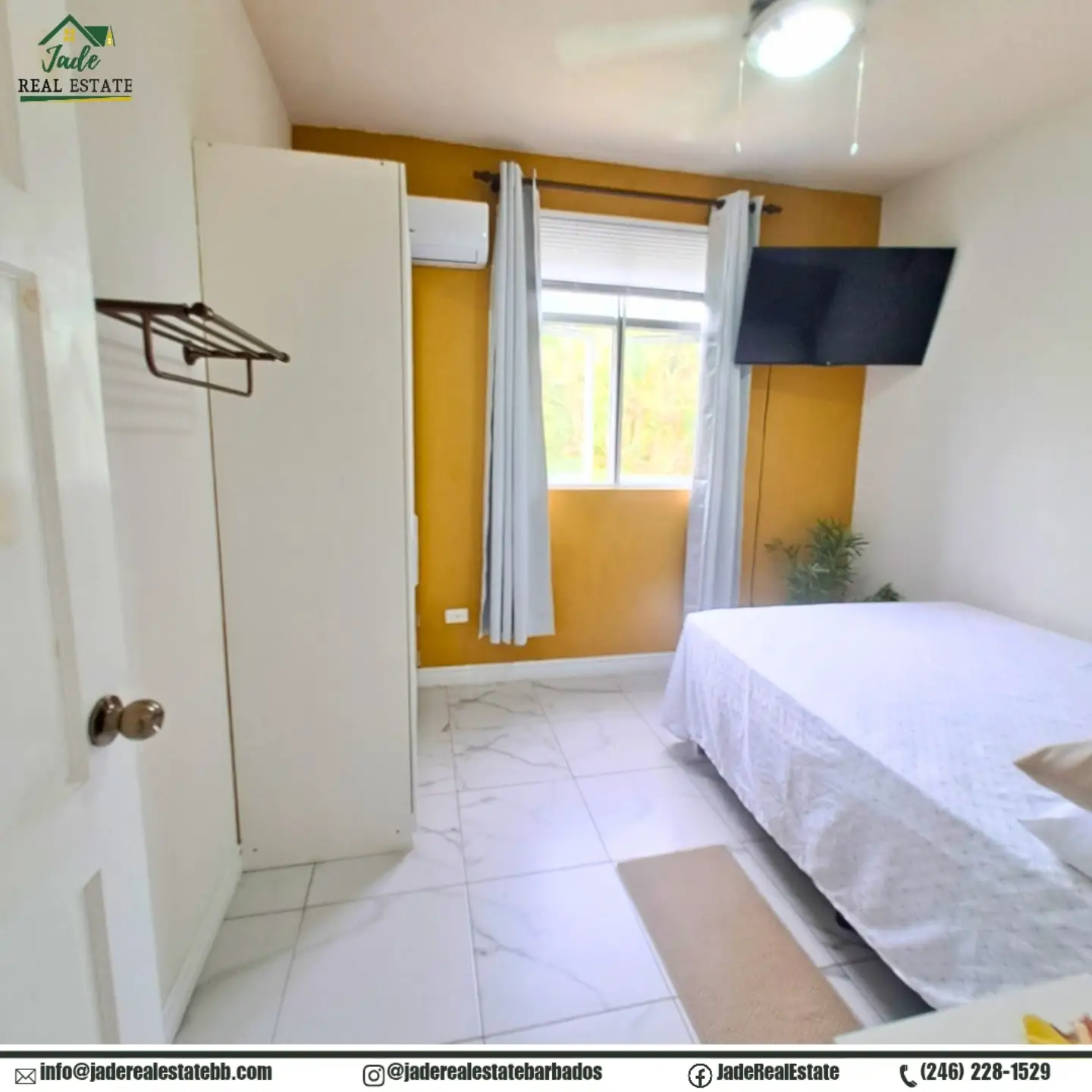 Furnished 1-Bed Apartment for Rent in St. George – $1,800 BBD/Month