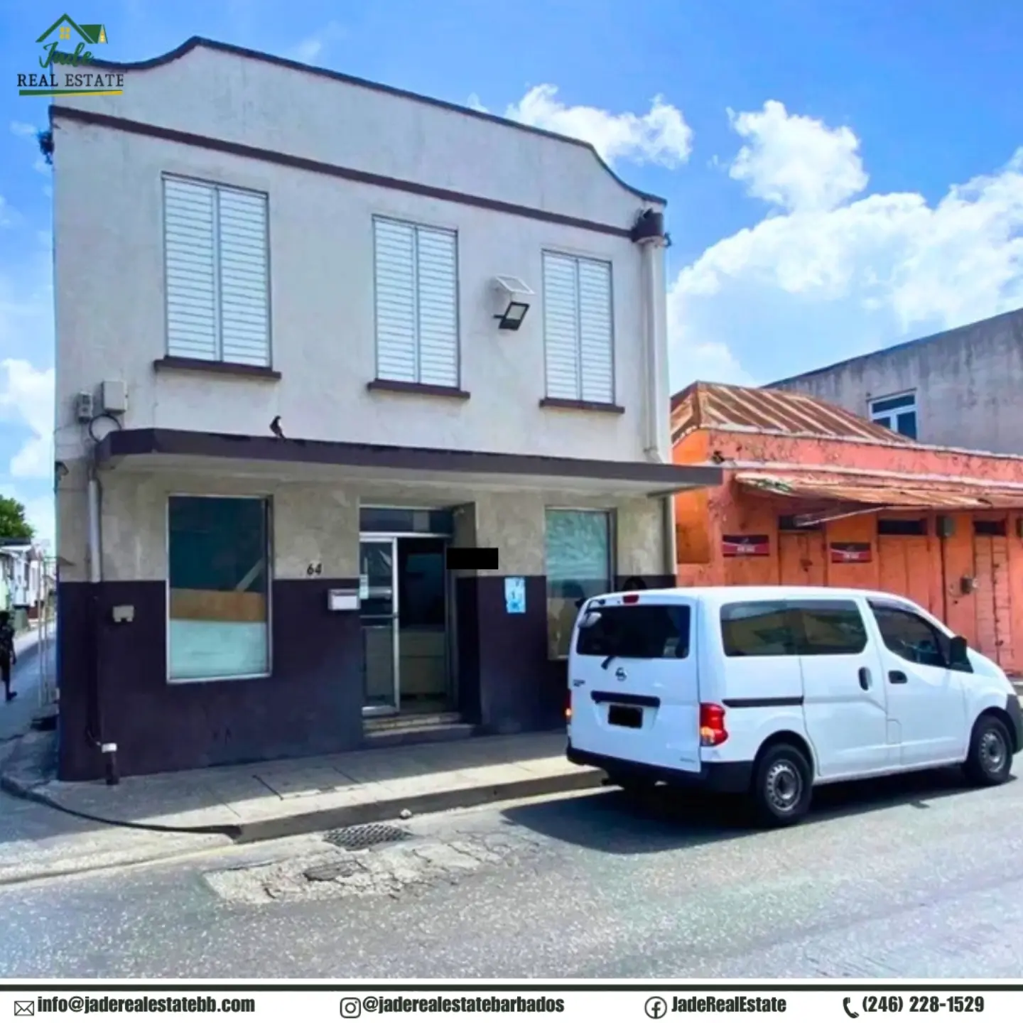 Commercial Office Space For Rent – Tudor Street, Bridgetown | $1,350 BBD/Month