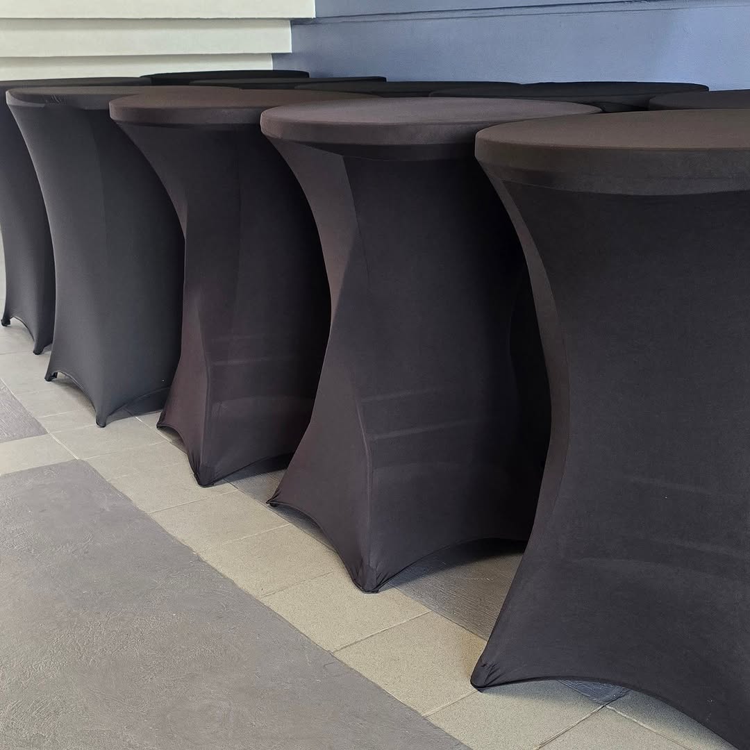 Cocktail Table & Cloth Rentals for $35.00 – BellesCart Tent Rentals