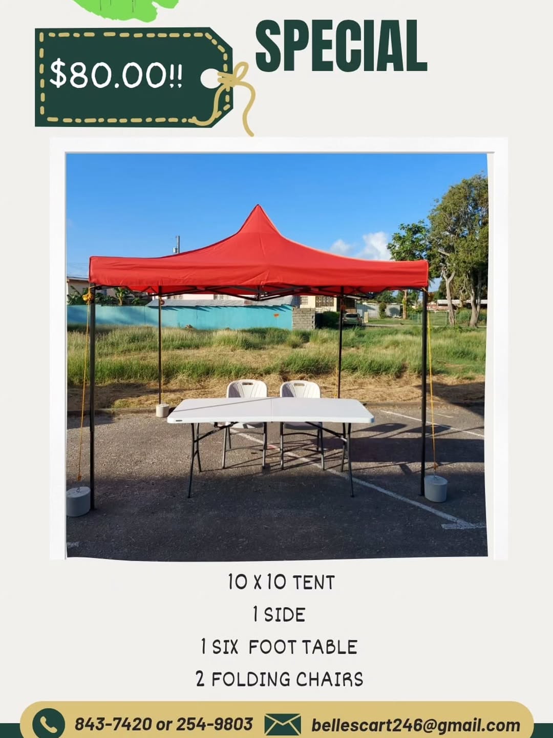 BellesCart Tent Rentals