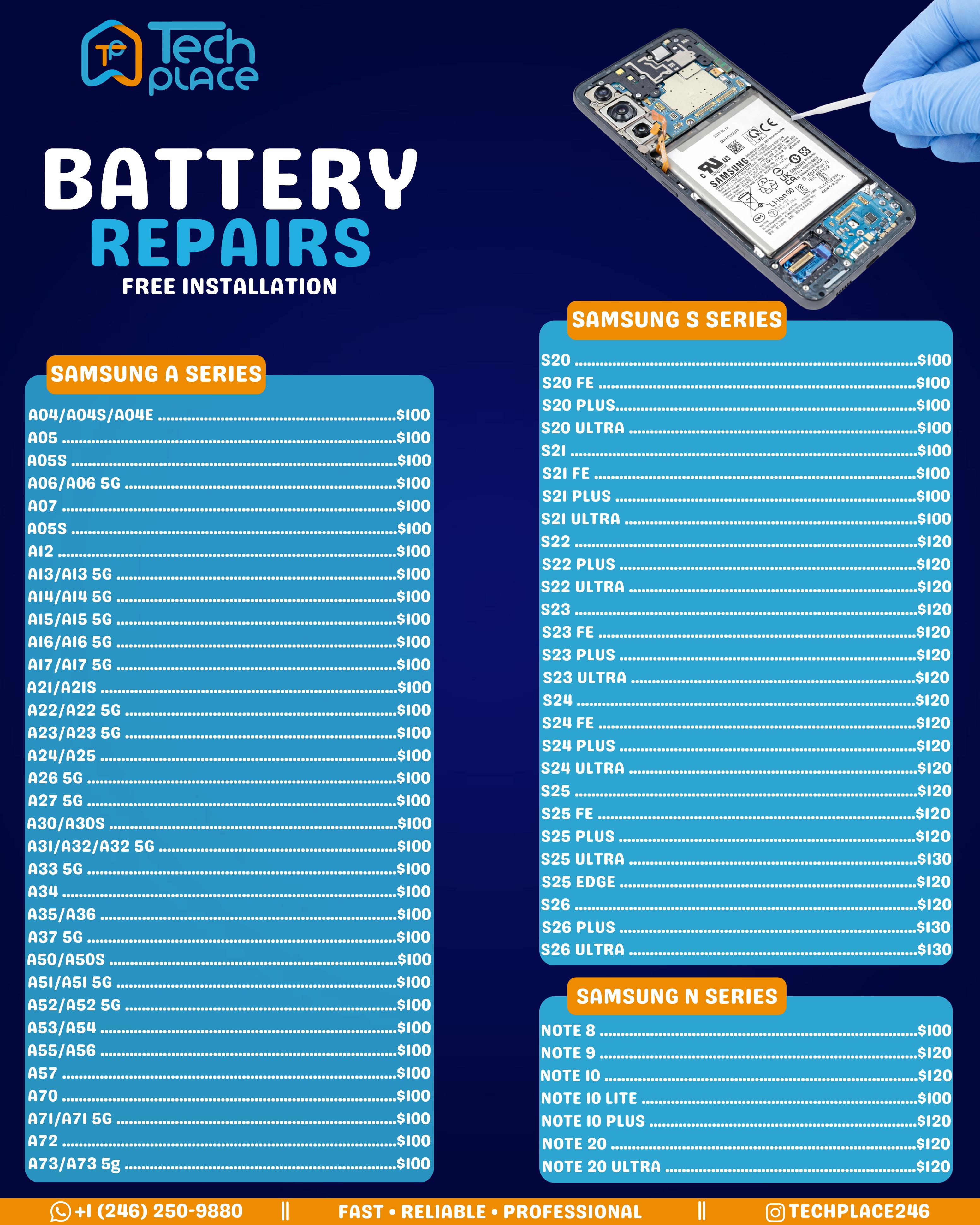 Lower Phone Repair Prices + Free Installation & Free House Calls