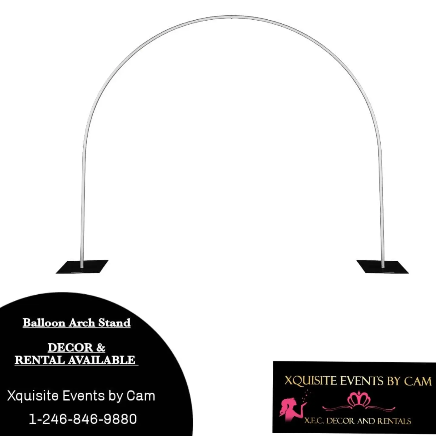 Balloon Arch Rental – 8ft x 10ft for $75