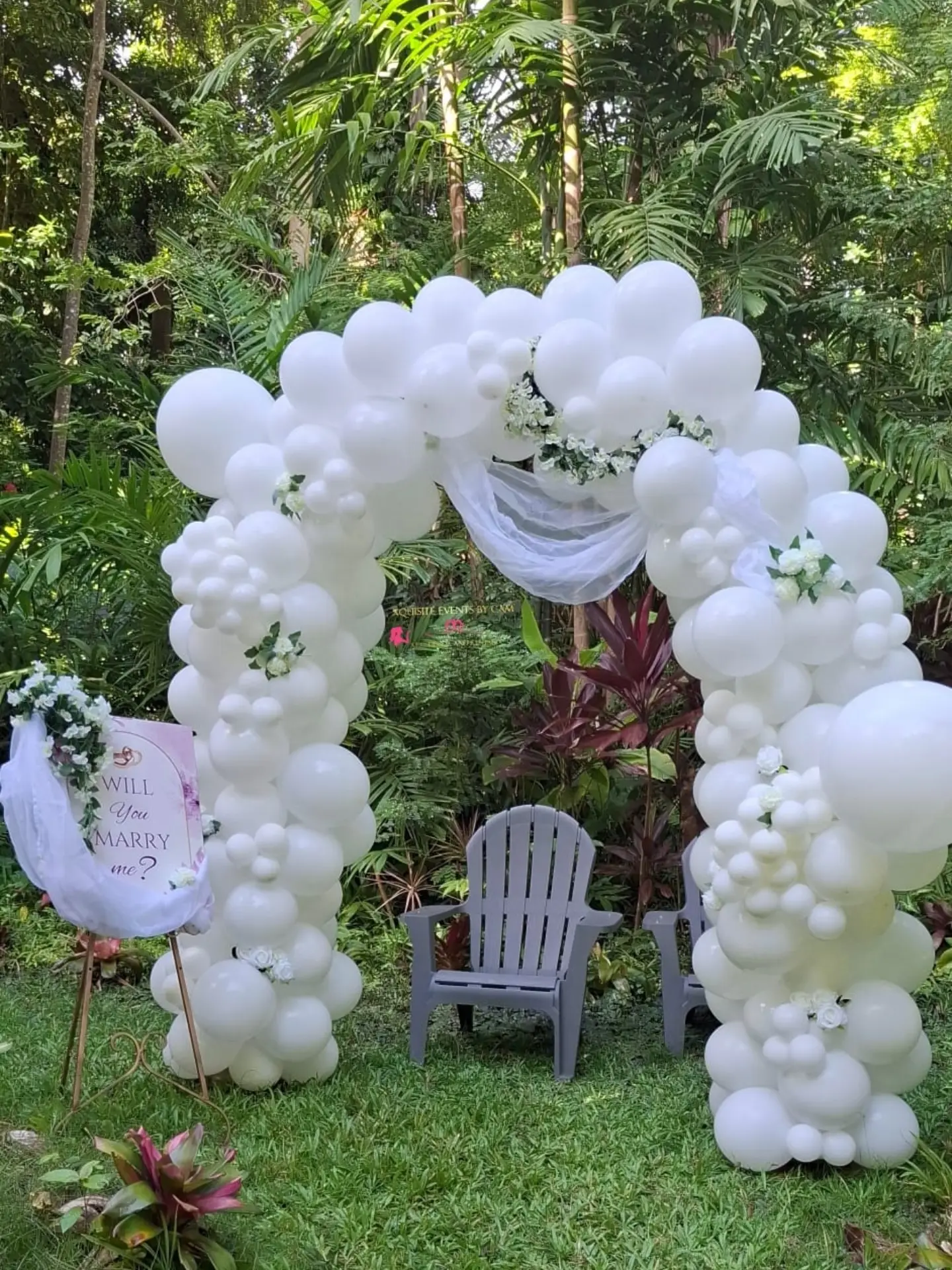 Balloon Arch Rental – 8ft x 10ft for $75