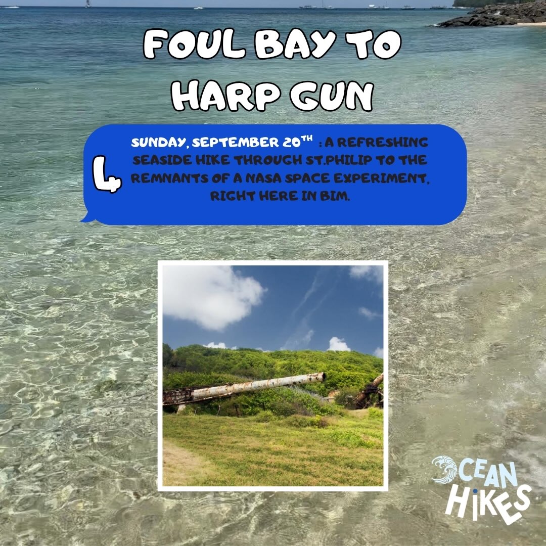 Ocean Hikes September Schedule – Guided Nature Hikes at $50 BDS Per Person