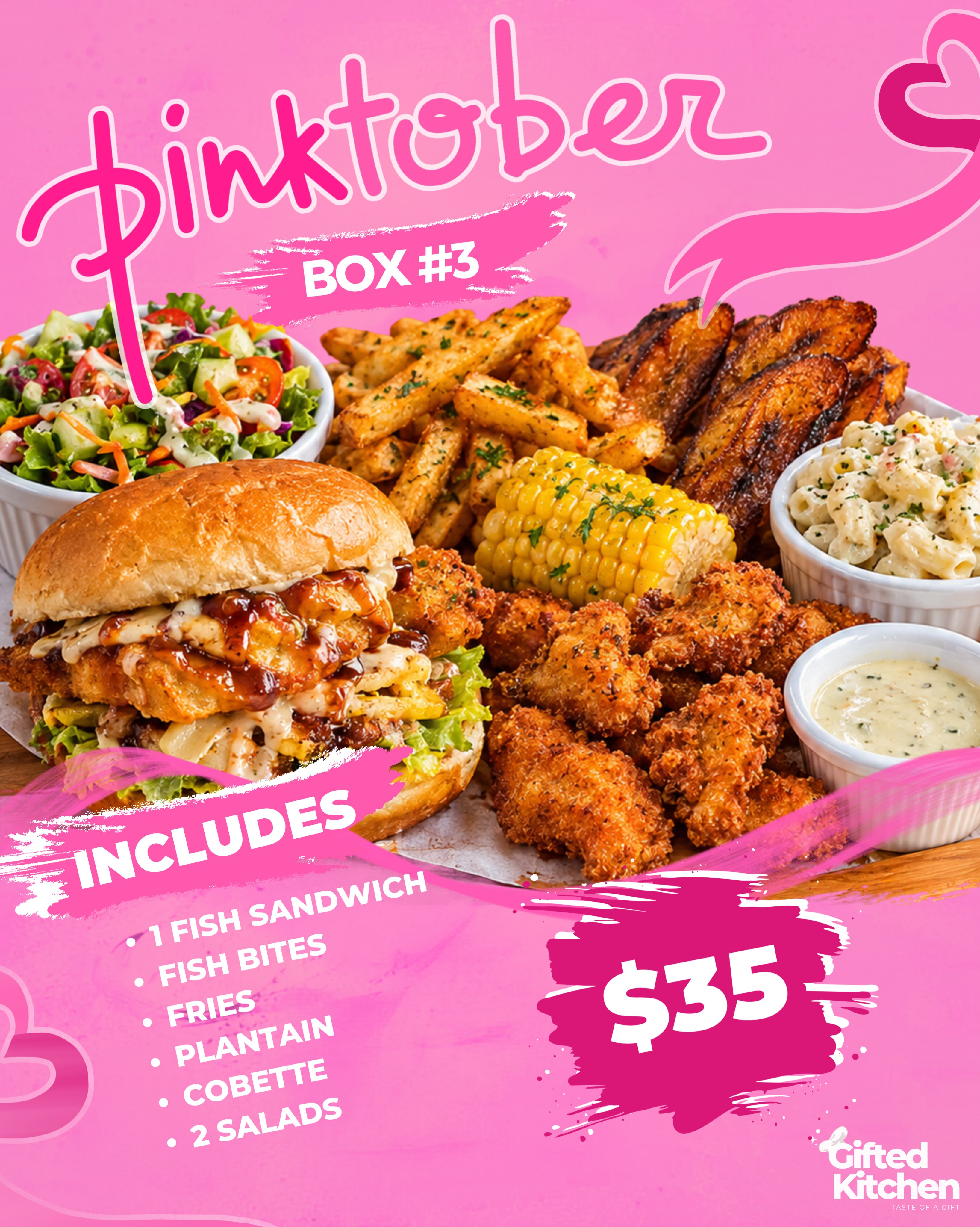 Pinktober Boxes – Meal Boxes from $30 at Gifted Kitchen