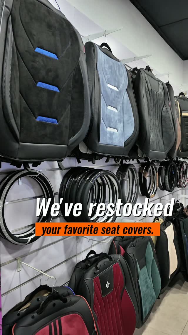 Seat Covers Restocked – Prices from $290 to $350