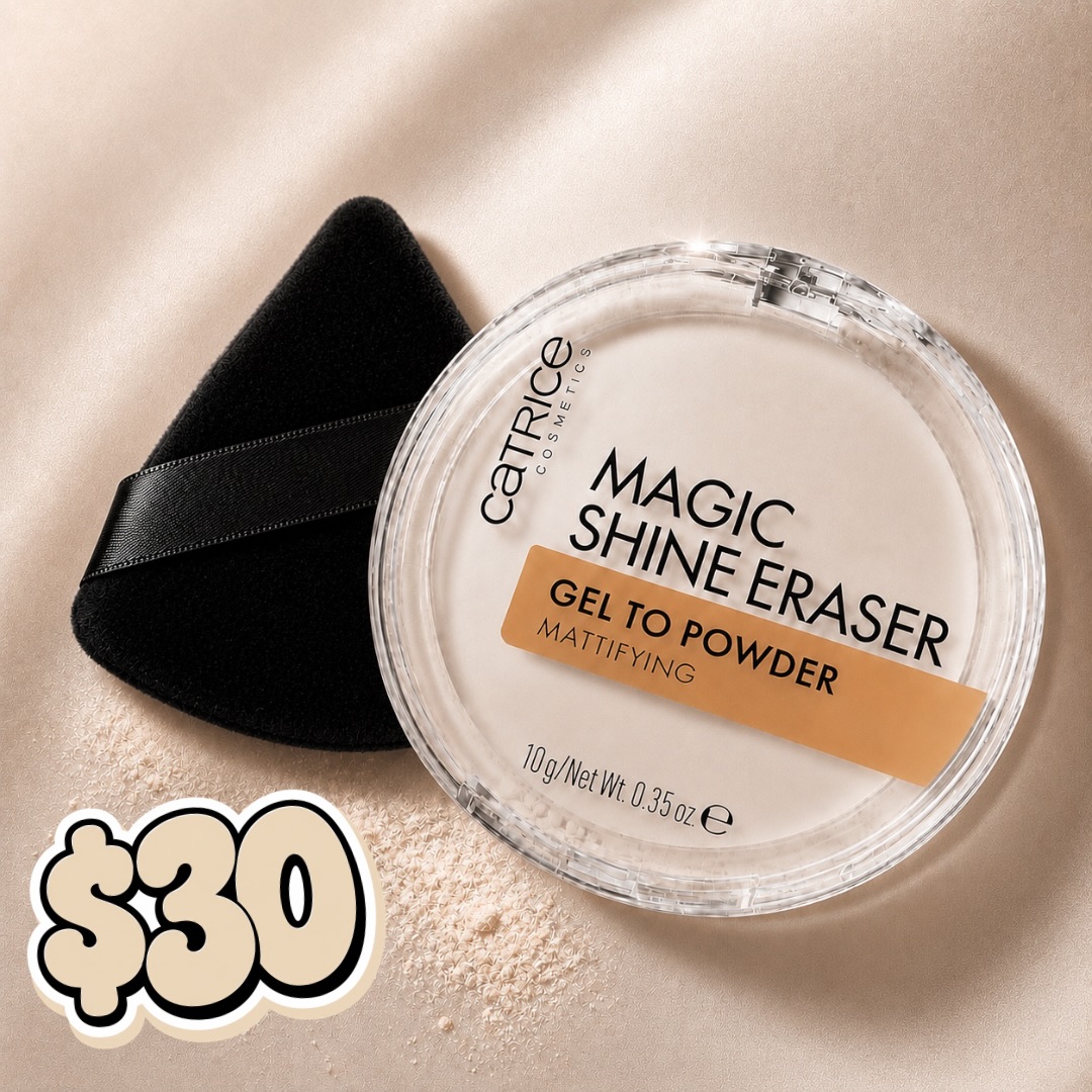 Catrice Magic Shine Eraser Gel to Powder – $30