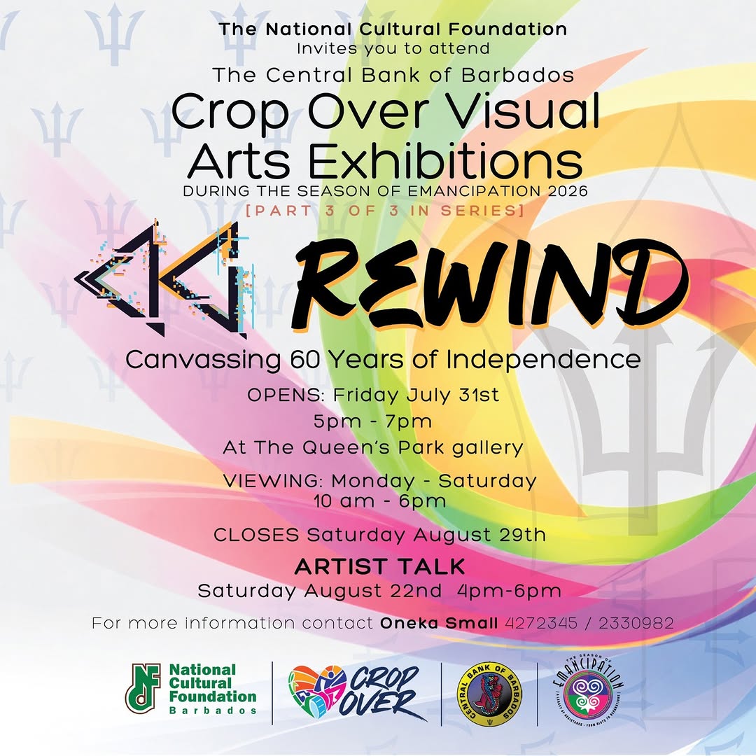 Crop Over Visual Arts Exhibition: REWIND – Free Admission at Queen's Park Gallery