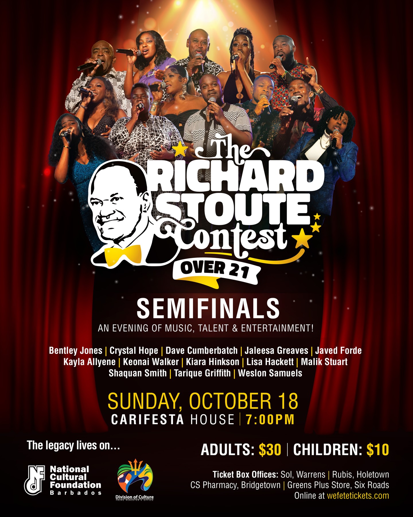 Richard Stoute Over 21 Contest Semifinals