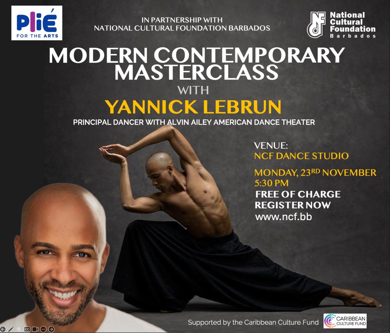 Modern Contemporary Masterclass with Yannick Lebrun (Free)