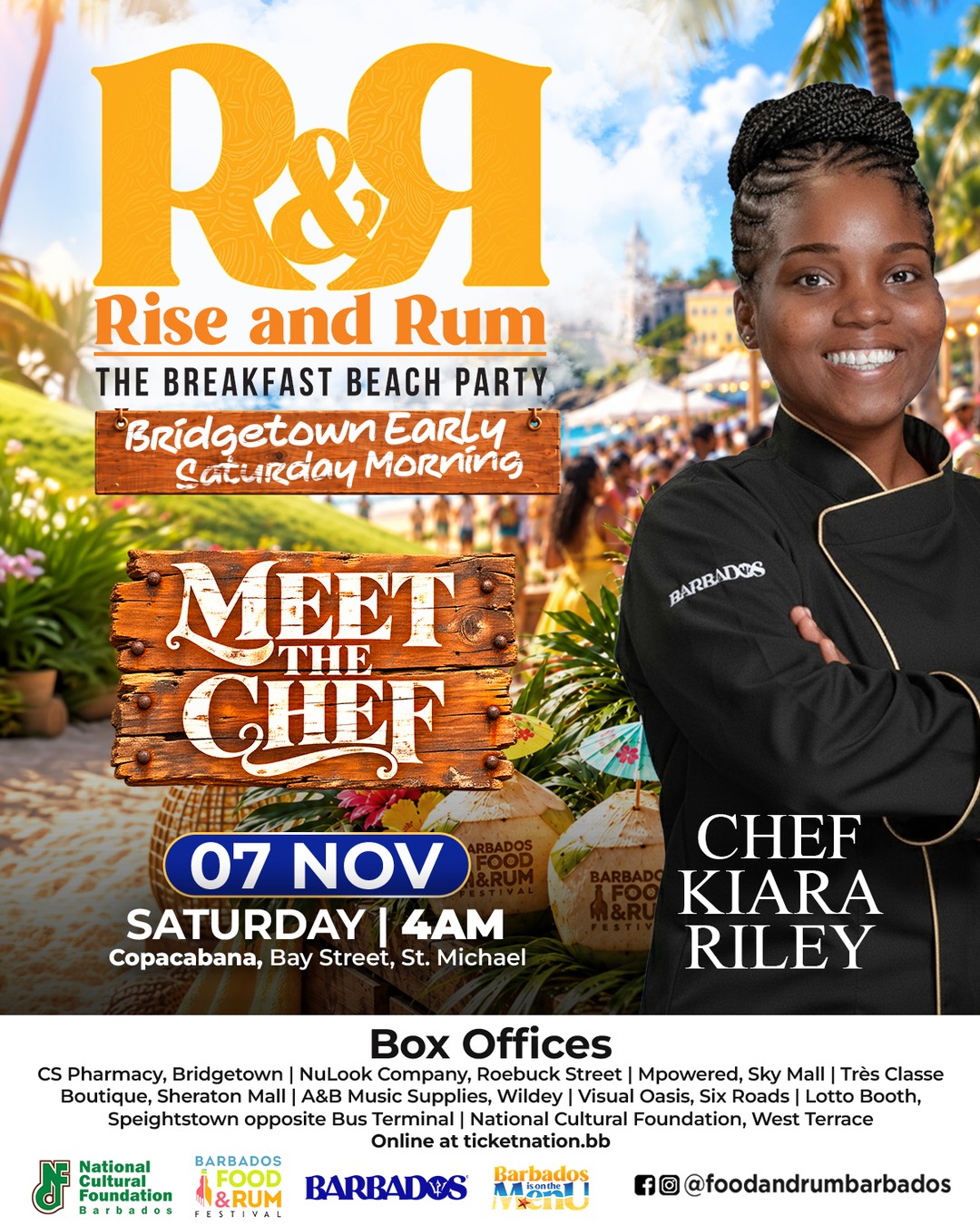 Rise & Rum: The Breakfast Beach Party – Meet the Chef | Nov 7, 4AM at Copacabana