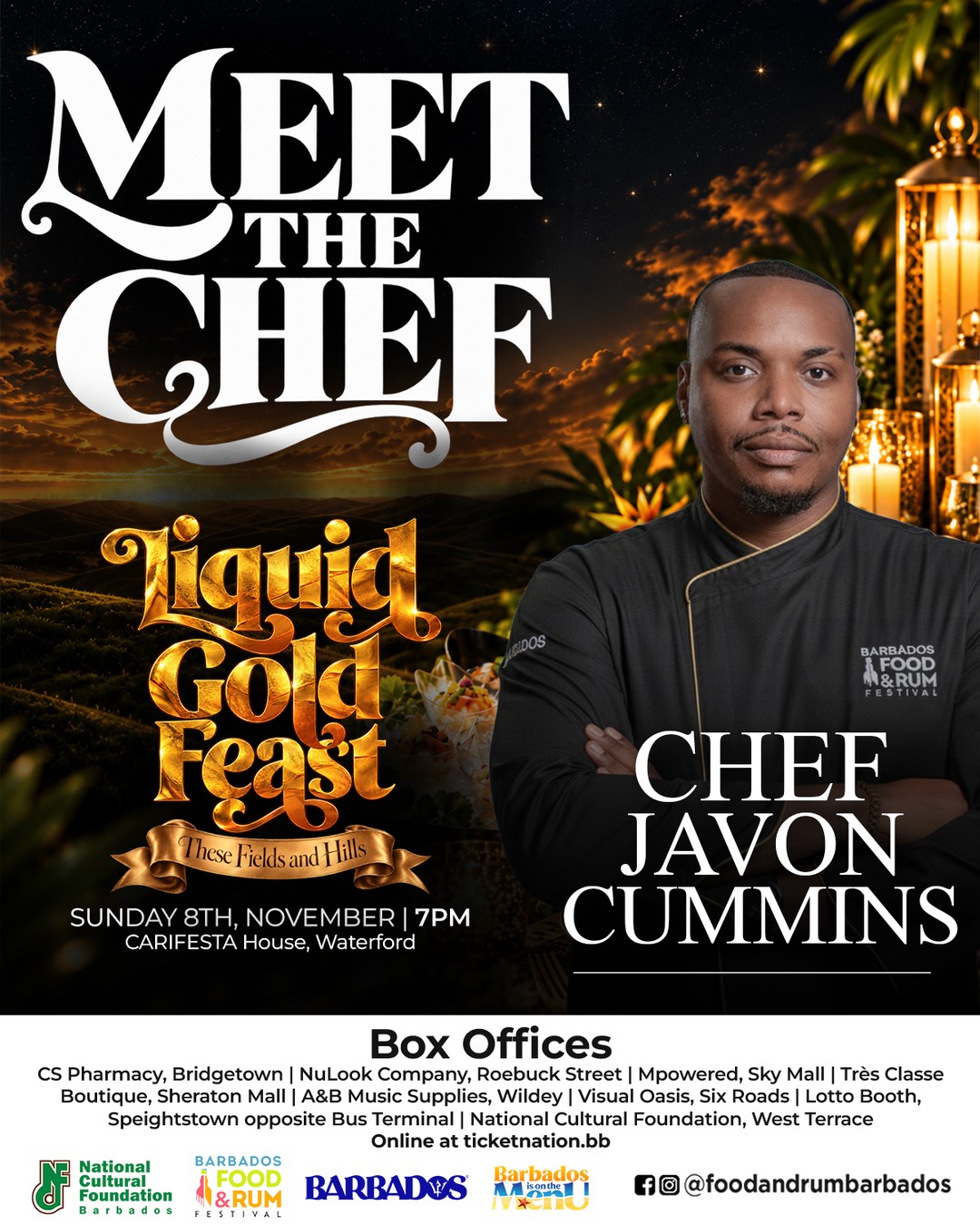 Liquid Gold Feast – Barbados Food & Rum Festival Dinner Event
