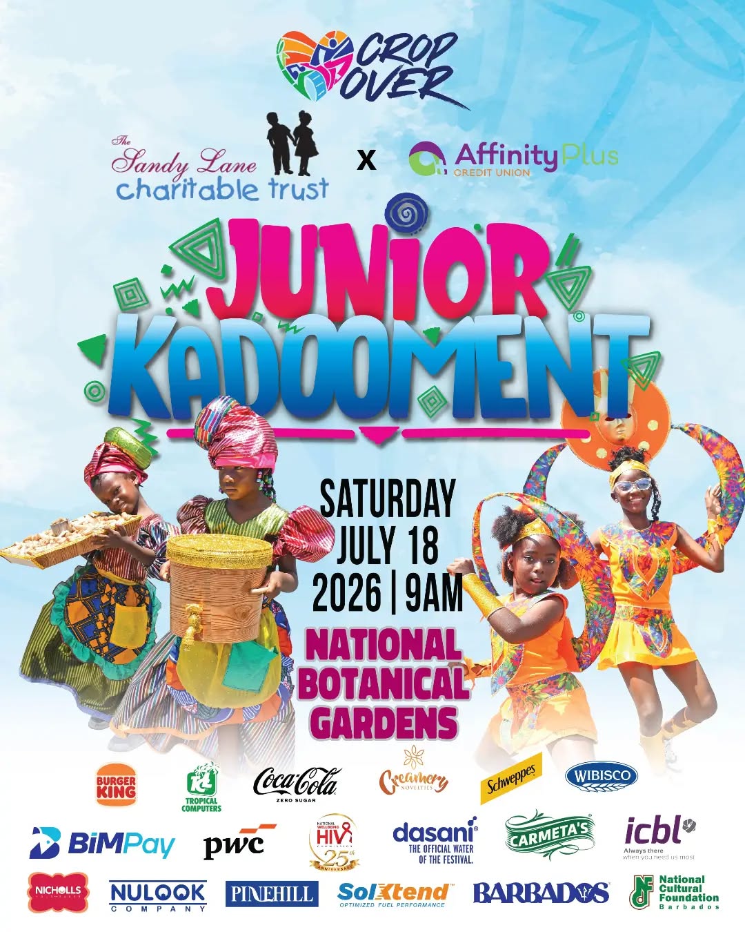 Junior Kadooment 2026 – FREE Family Event at National Botanical Gardens
