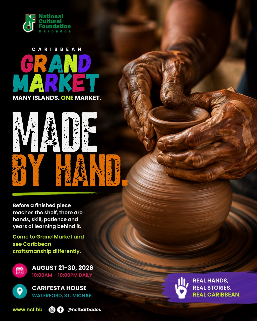 Caribbean Grand Market — Free Admission, Aug 21–30 at CARIFESTA House