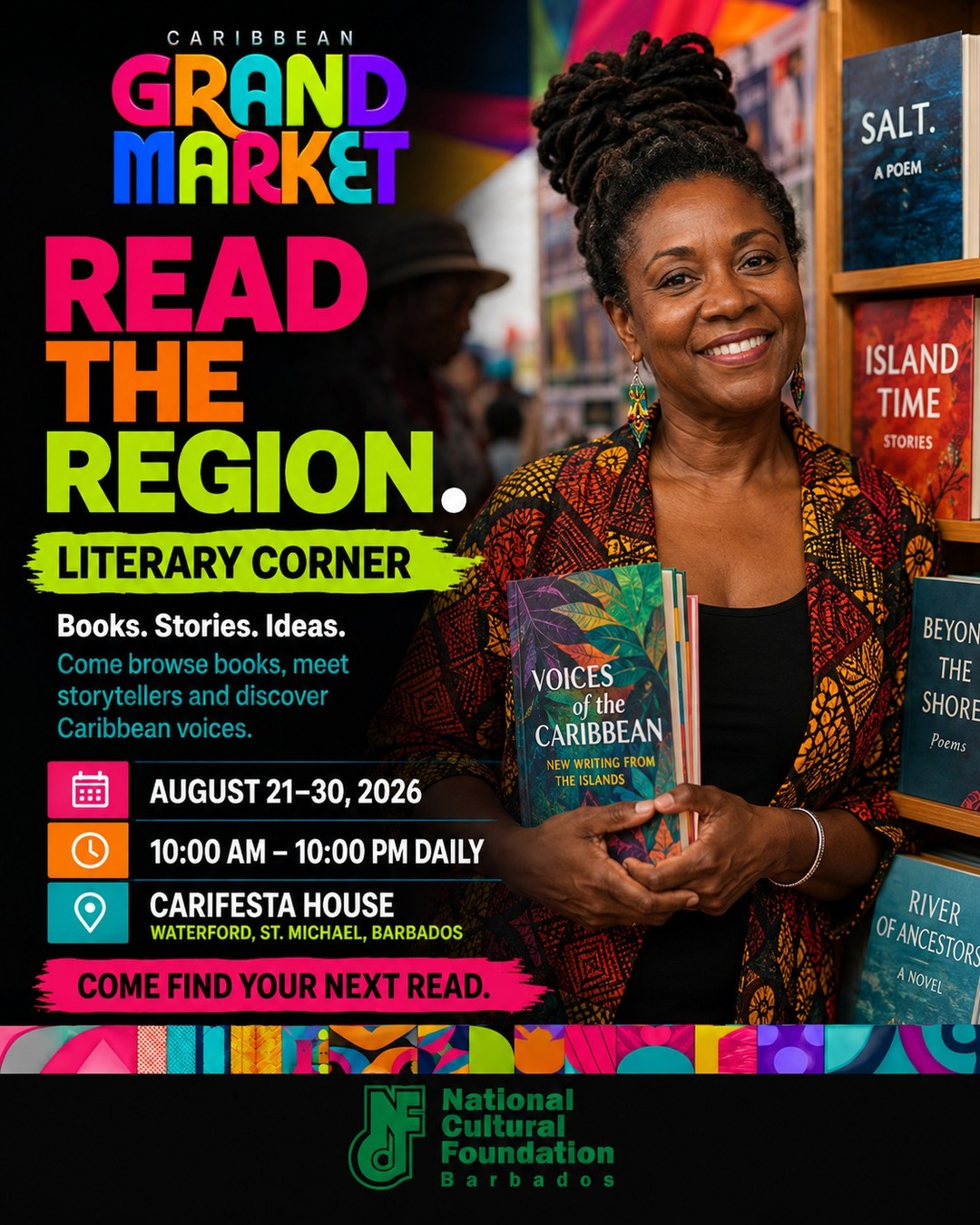 Caribbean Grand Market — Free Admission, Aug 21–30 at CARIFESTA House