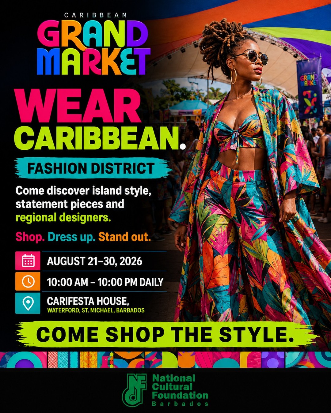 Caribbean Grand Market — Free Admission, Aug 21–30 at CARIFESTA House