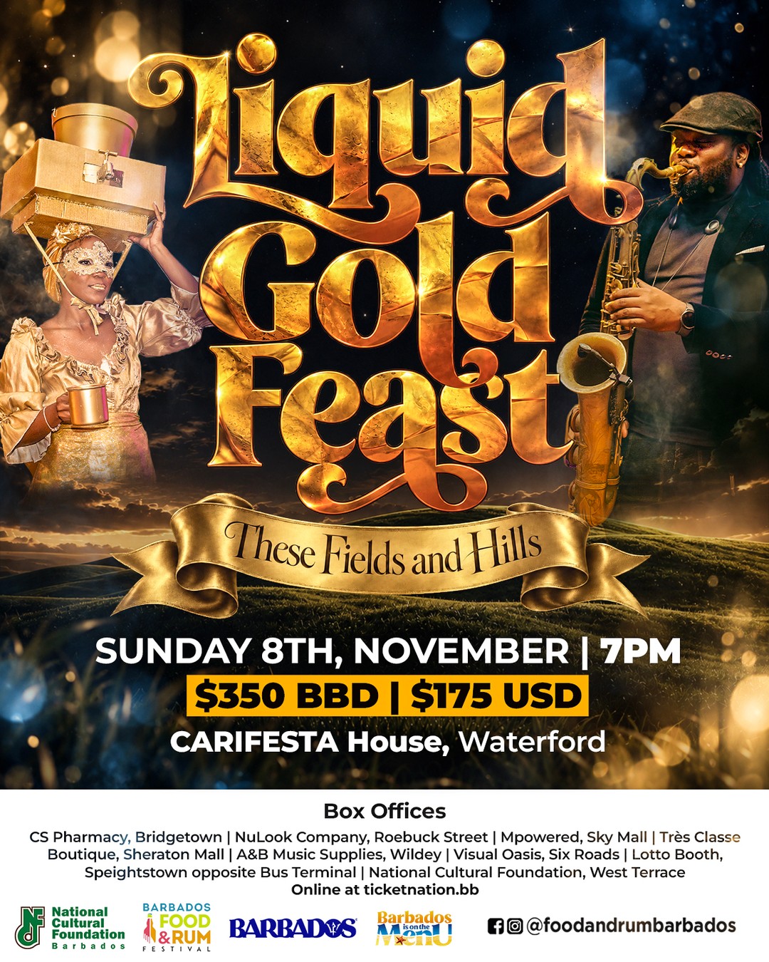Liquid Gold Feast – These Fields and Hills | Barbados Food & Rum Festival