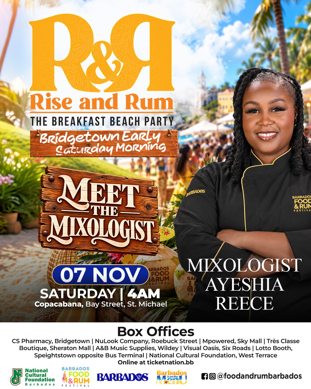 Rise & Rum: The Breakfast Beach Party – Copacabana, Nov 7