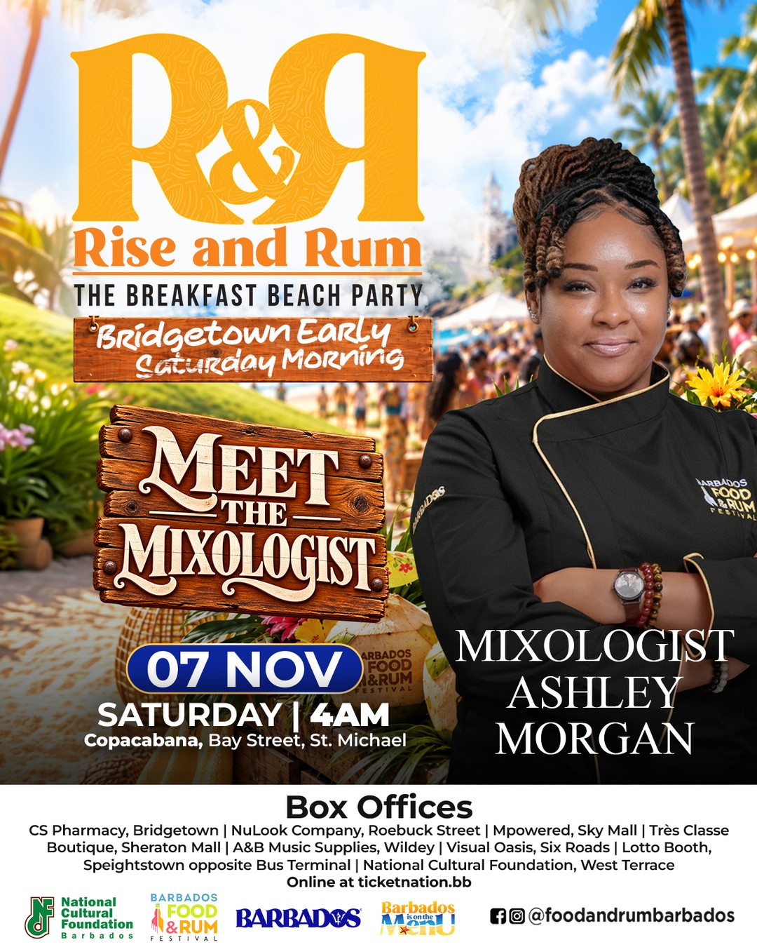 Rise & Rum: The Breakfast Beach Party – Copacabana, Nov 7
