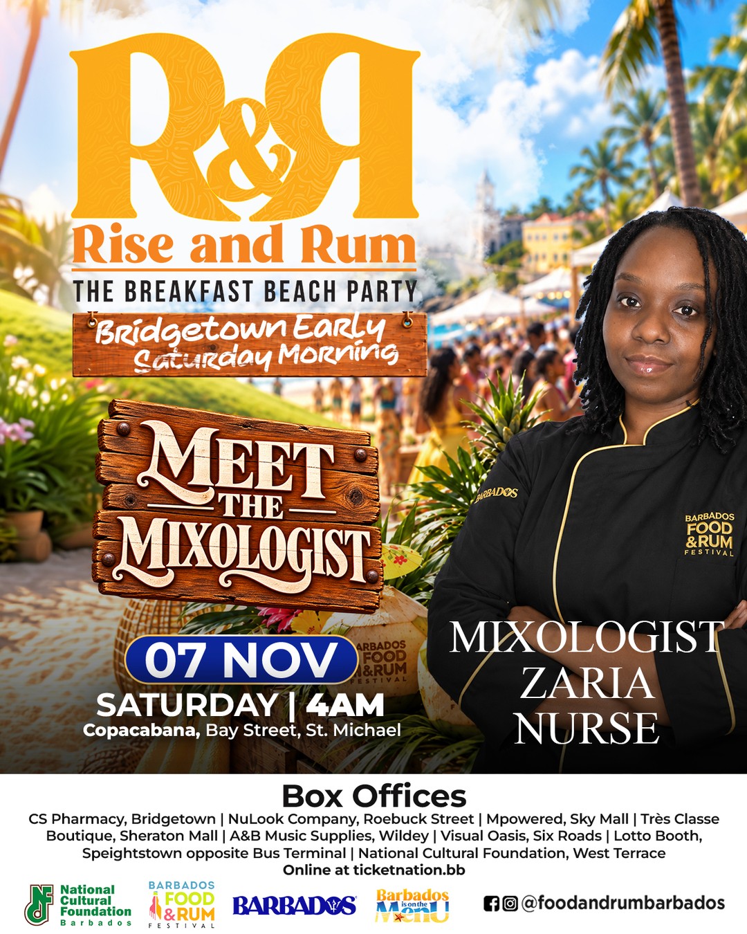 Rise & Rum: The Breakfast Beach Party – Copacabana, Nov 7